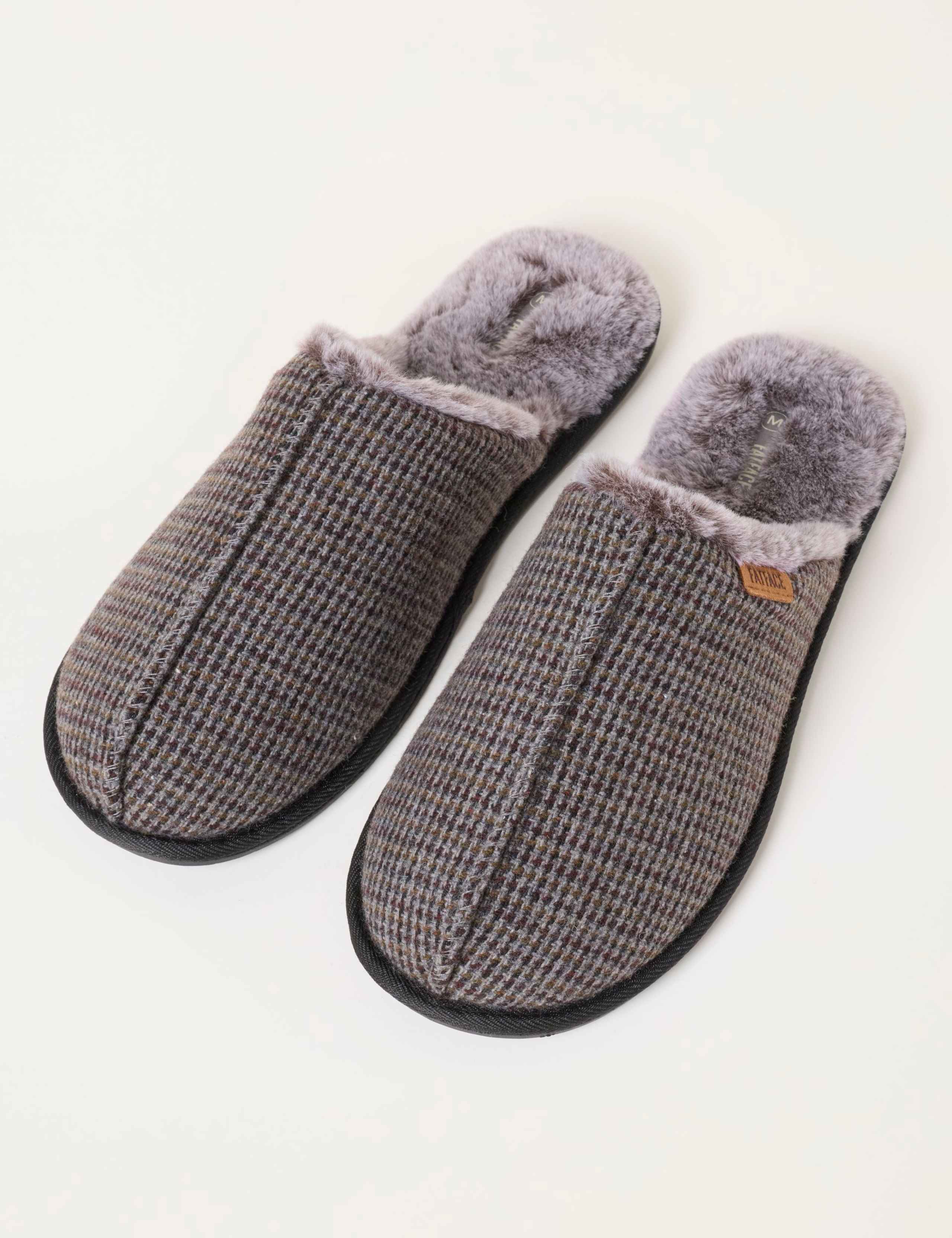 Checked Mule Slippers 2 of 3