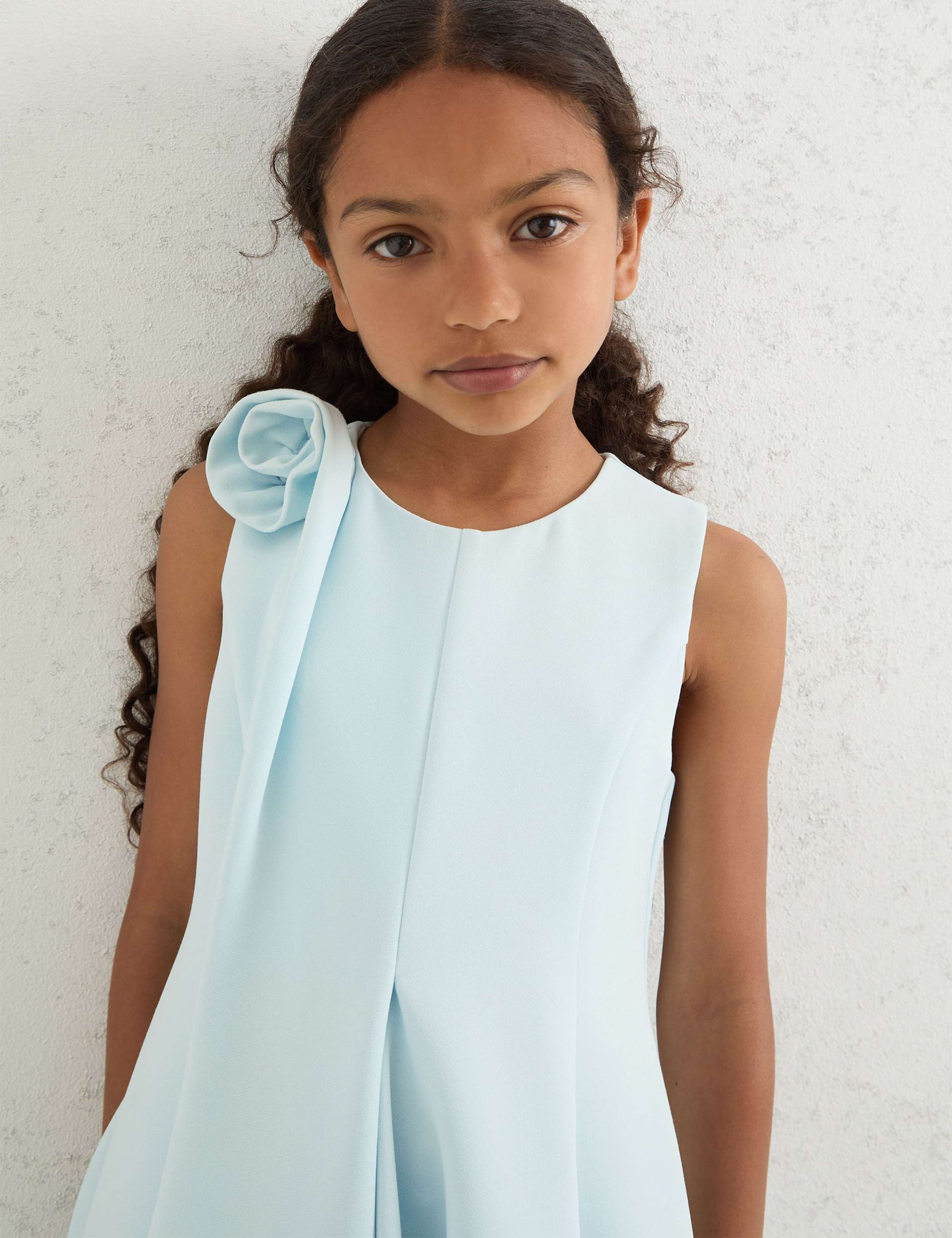 Flower Detail Dress (4-14 Yrs) 5 of 5