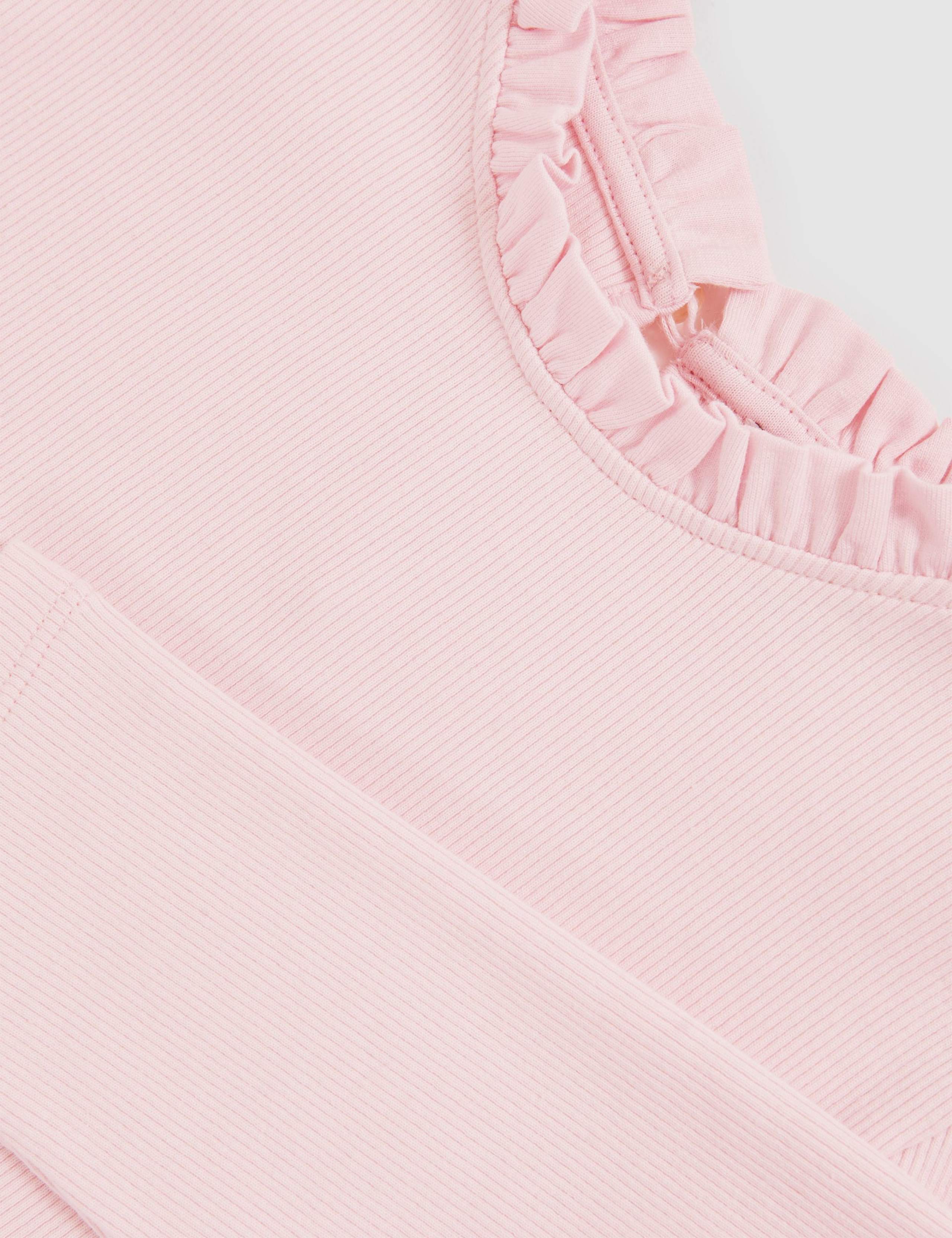 Cotton Rich Ribbed Top (3-14 Yrs) 3 of 4