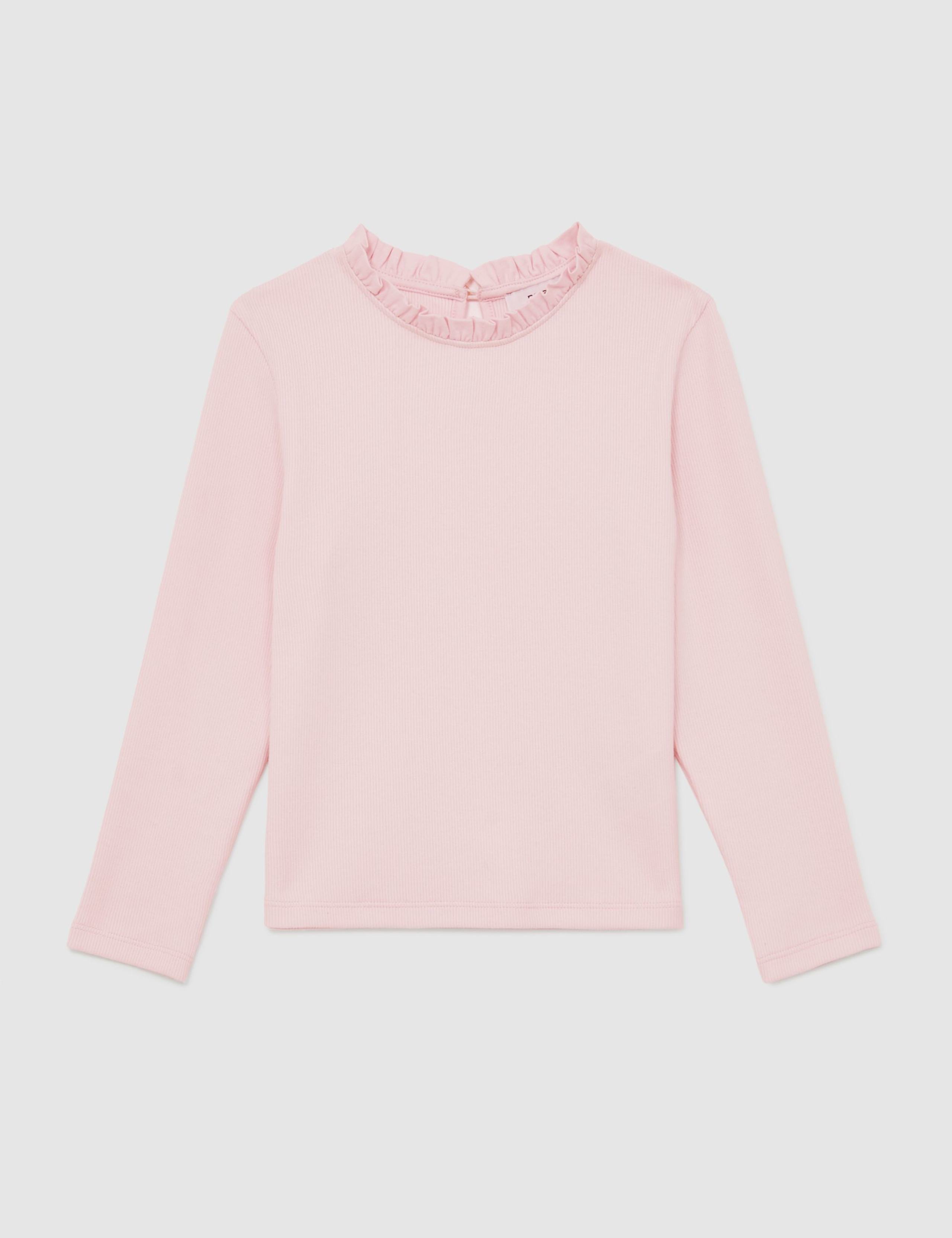Cotton Rich Ribbed Top (3-14 Yrs) 2 of 4