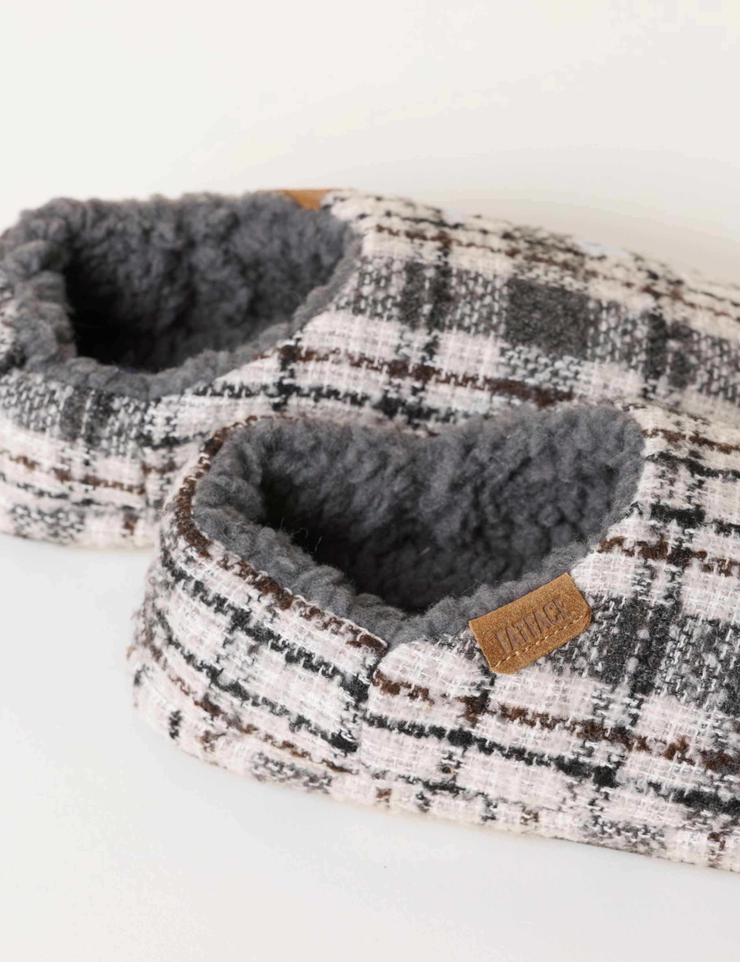 Checked Mule Slippers 3 of 3