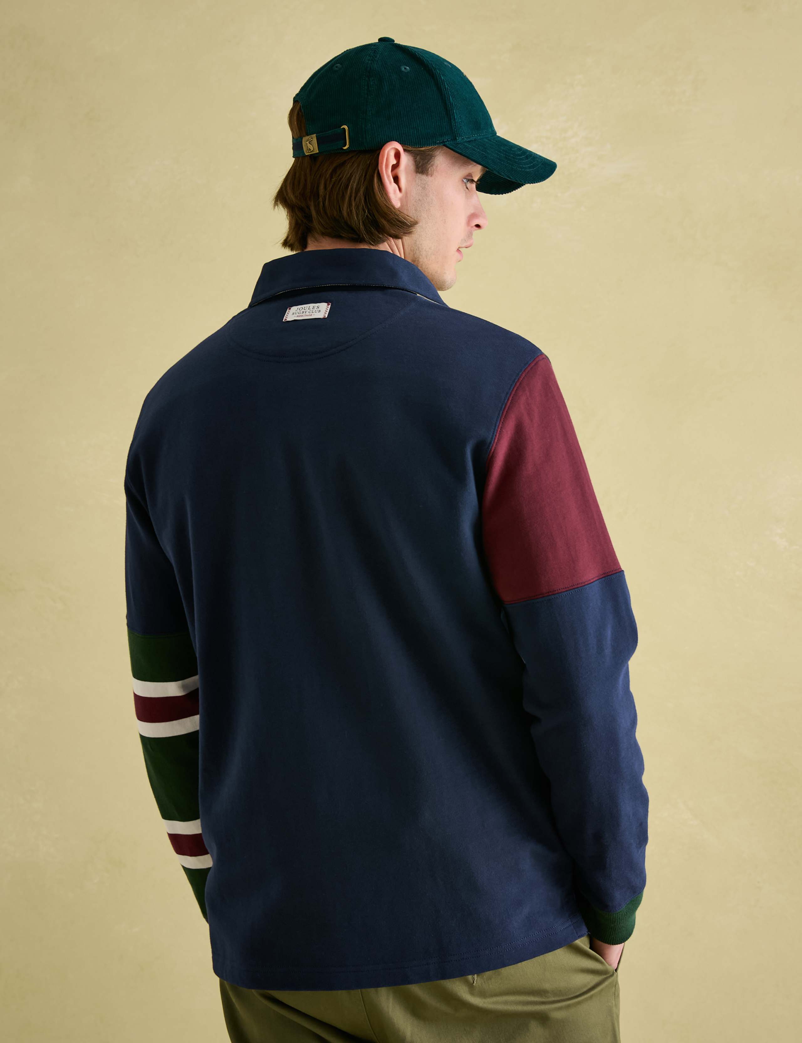 Pure Cotton Colour Block Rugby Shirt 3 of 7