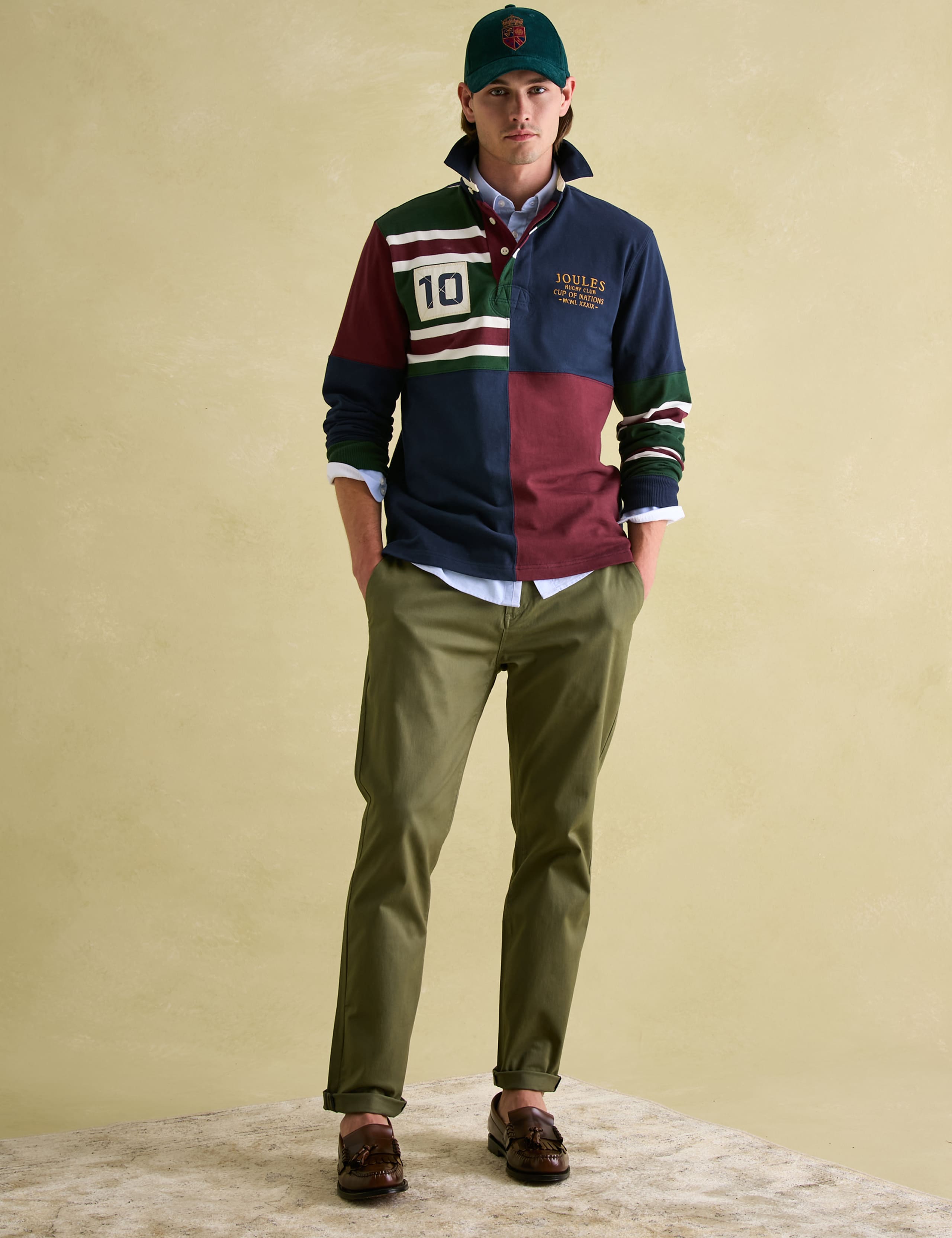 Pure Cotton Colour Block Rugby Shirt 5 of 7