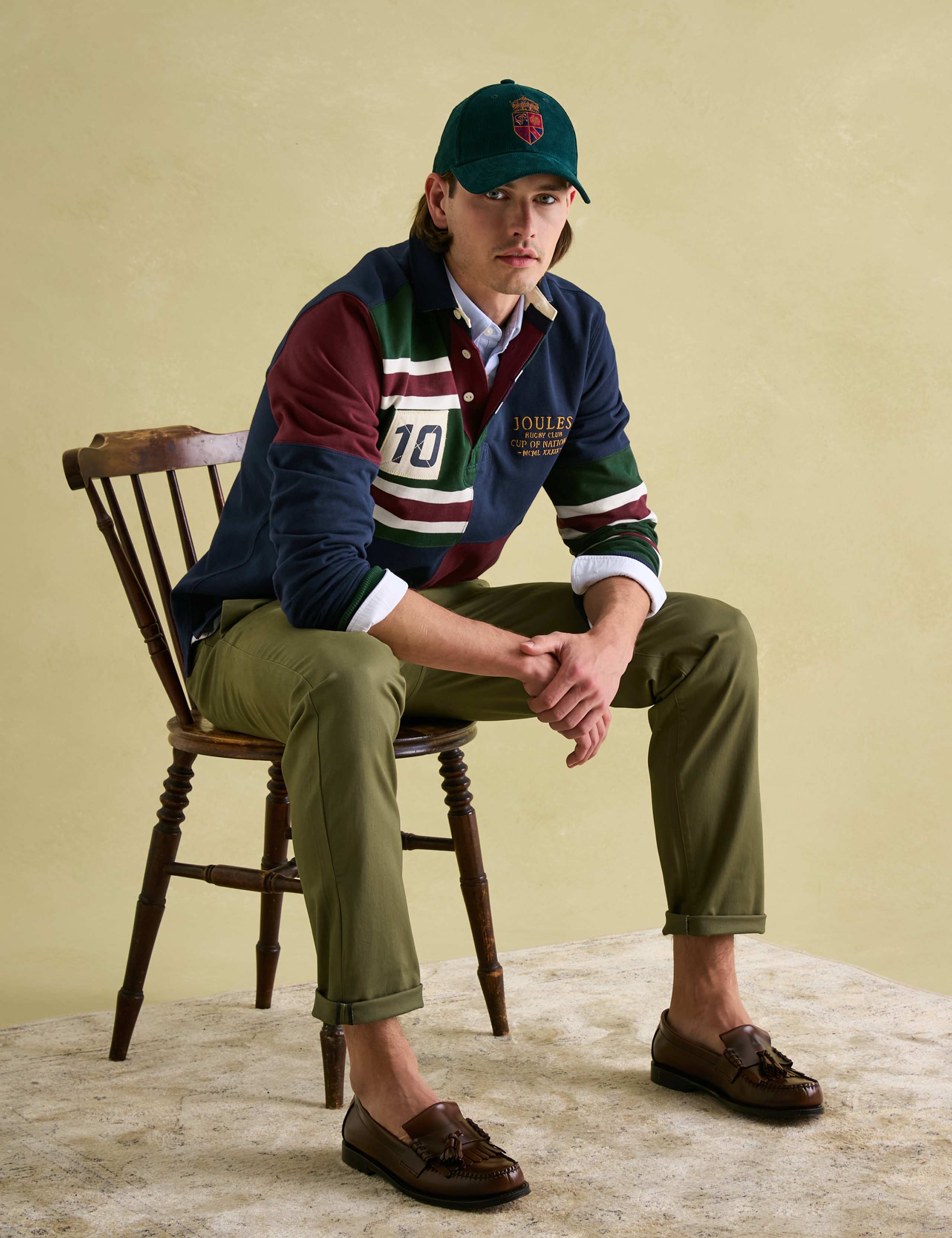 Pure Cotton Colour Block Rugby Shirt 6 of 7