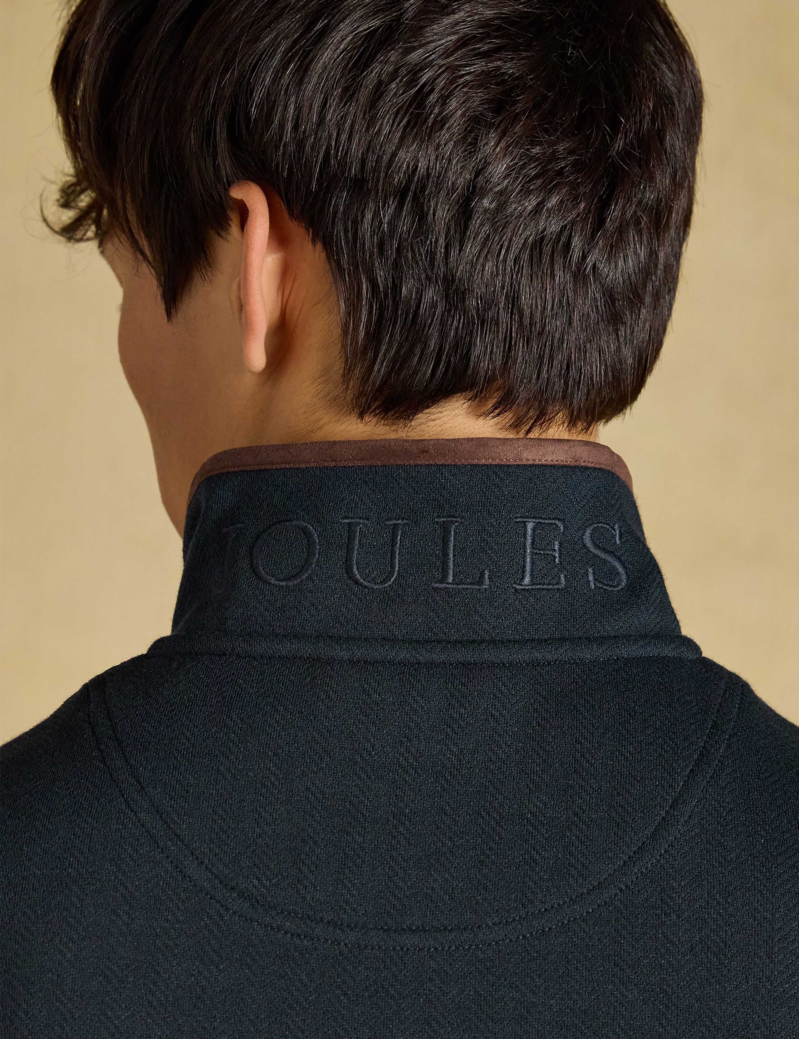Cotton Rich Funnel Neck Half Zip Sweatshirt 4 of 7