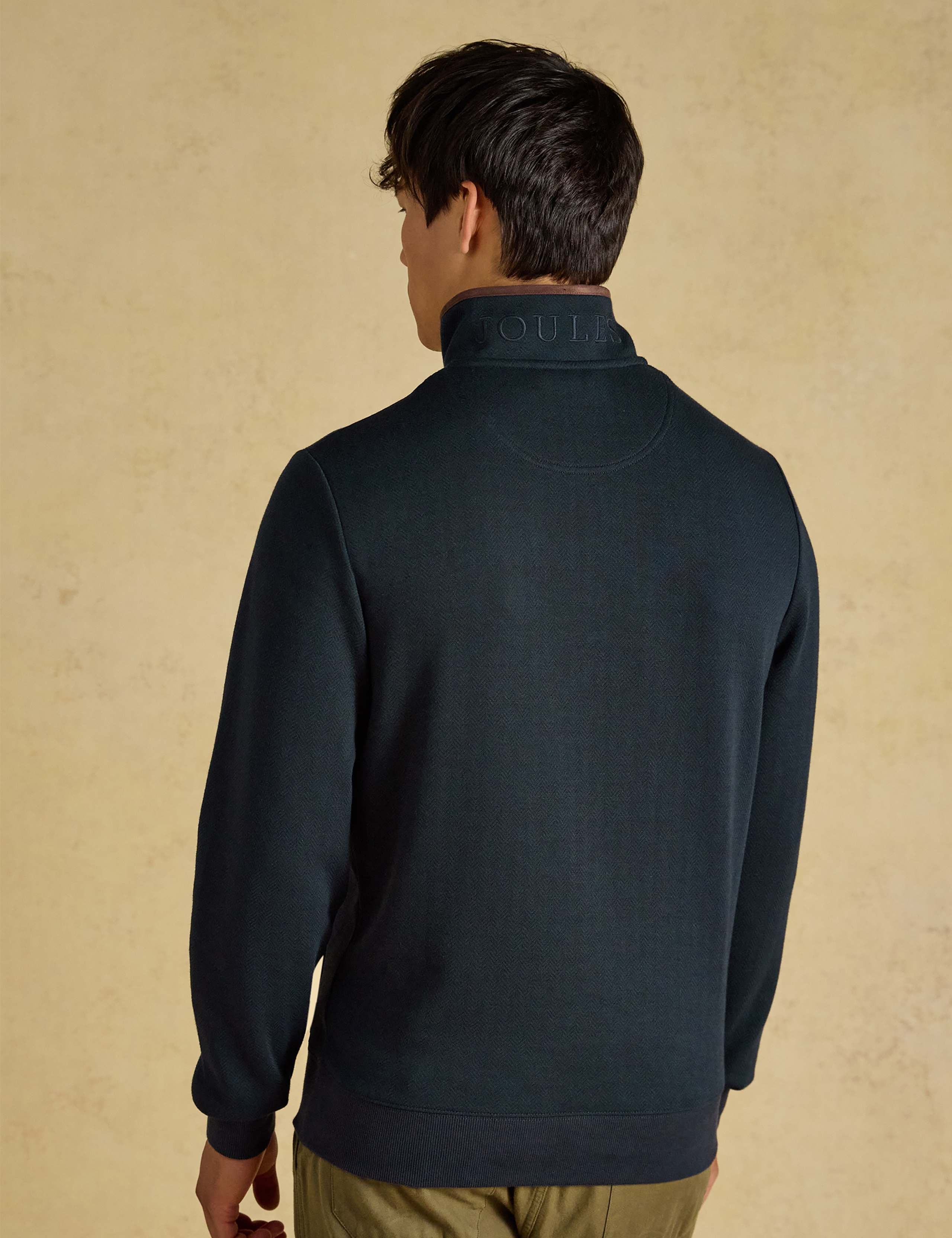 Cotton Rich Funnel Neck Half Zip Sweatshirt 7 of 7