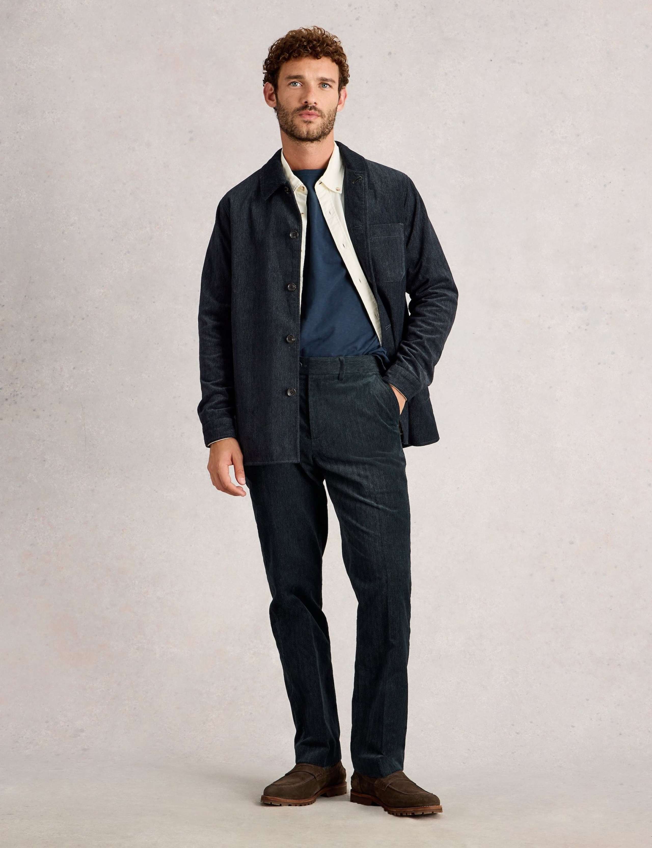 Regular Fit Pure Cotton Trousers 4 of 6