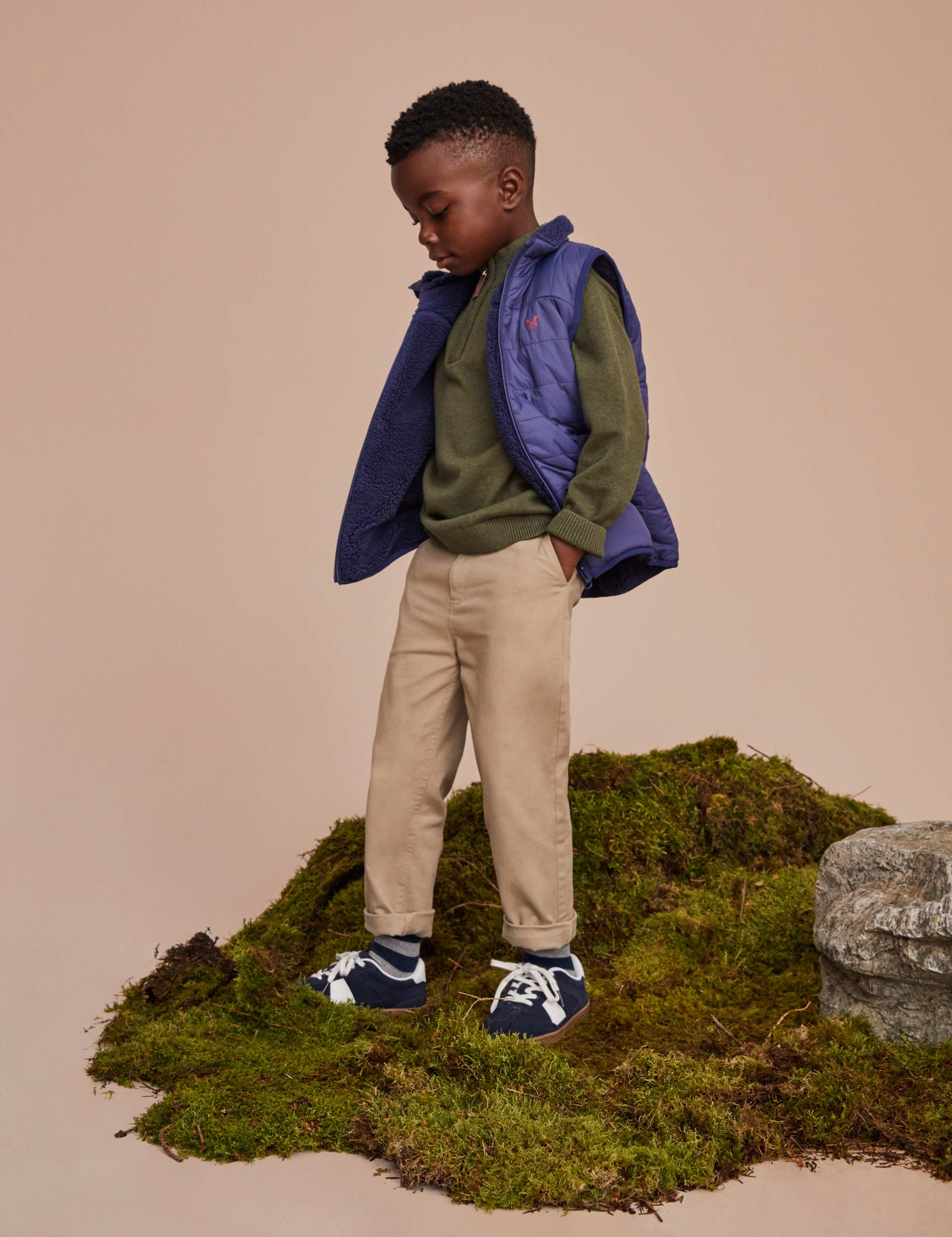 Pure Cotton Half Zip Jumper (3-12 Yrs) 3 of 6