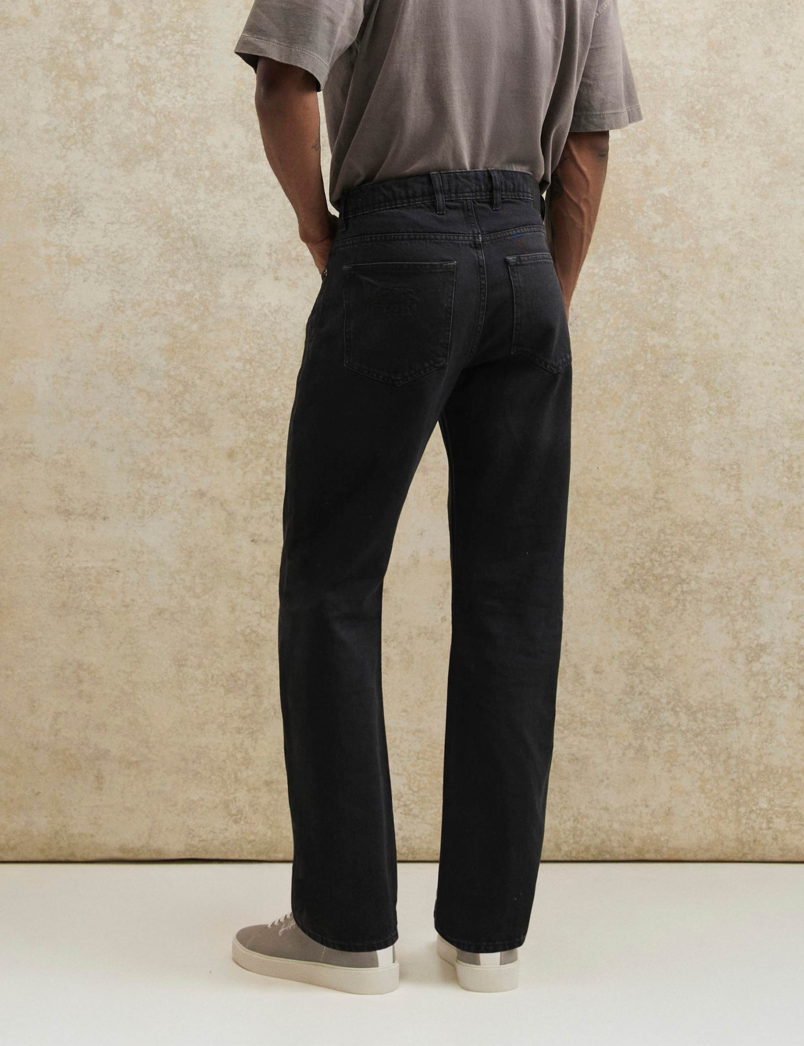 Straight Fit Pure Cotton Jeans 3 of 6