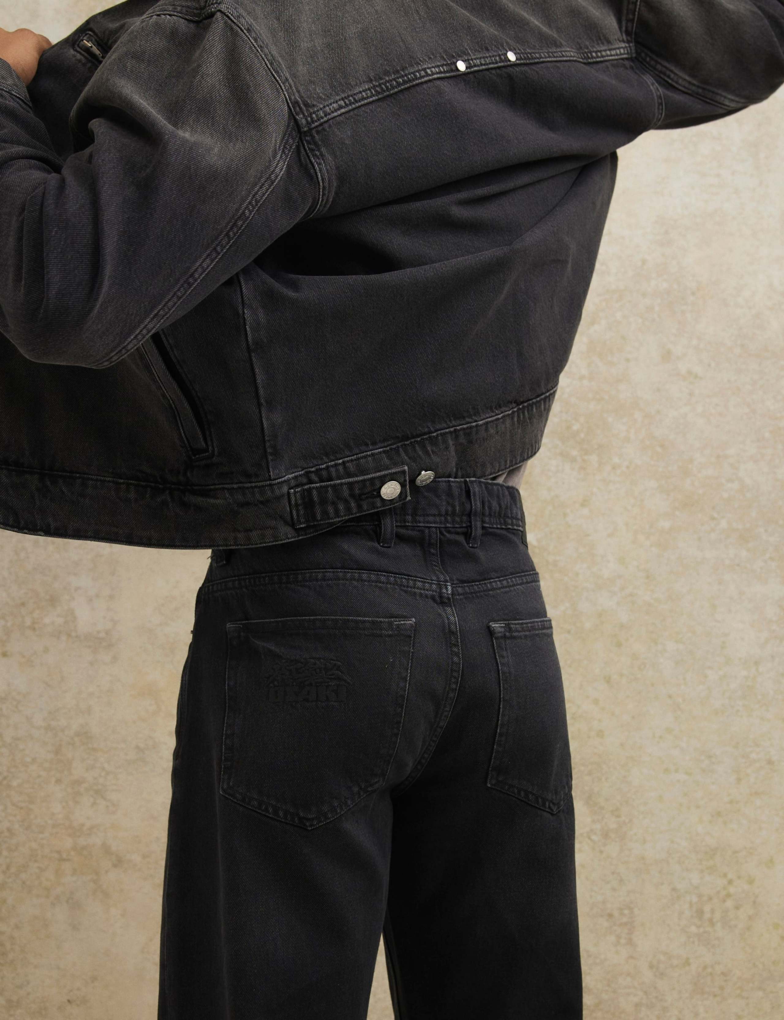 Straight Fit Pure Cotton Jeans 4 of 6