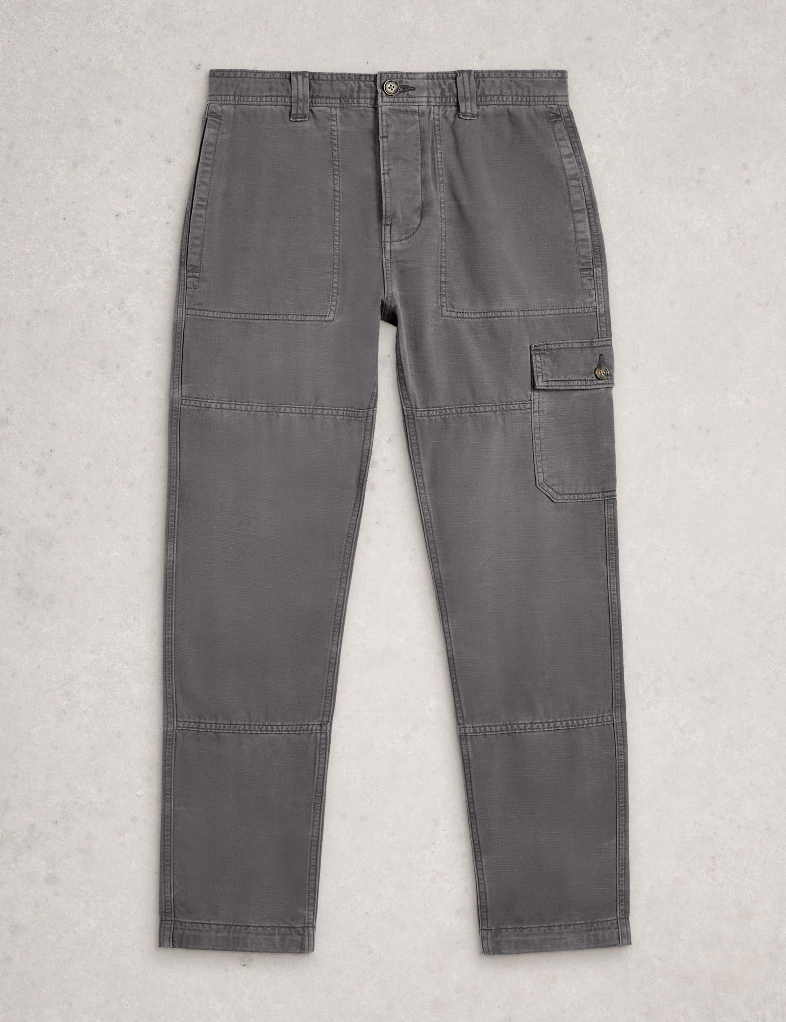 Loose Fit Pure Cotton Cargo Trousers 2 of 6