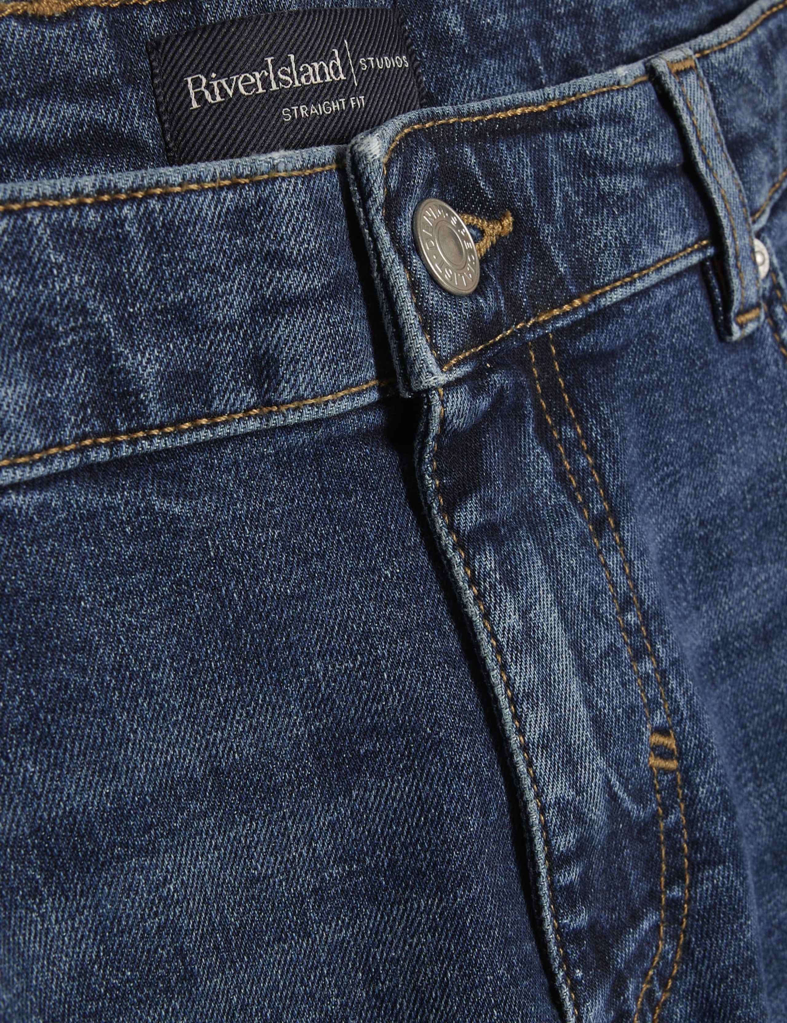 Straight Fit 5 Pocket Stretch Jeans 5 of 6