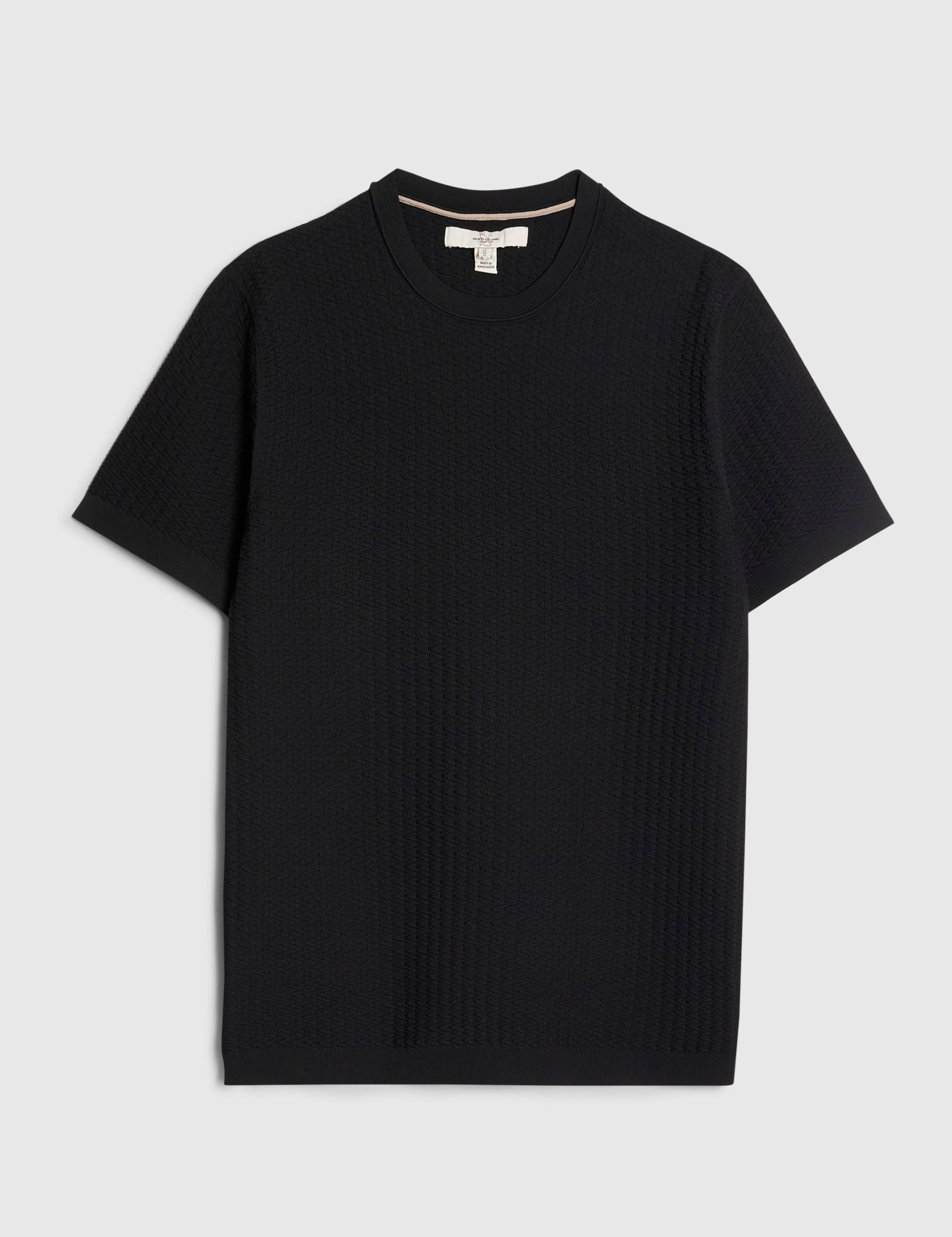 Zig-Zag Textured T-Shirt 6 of 6