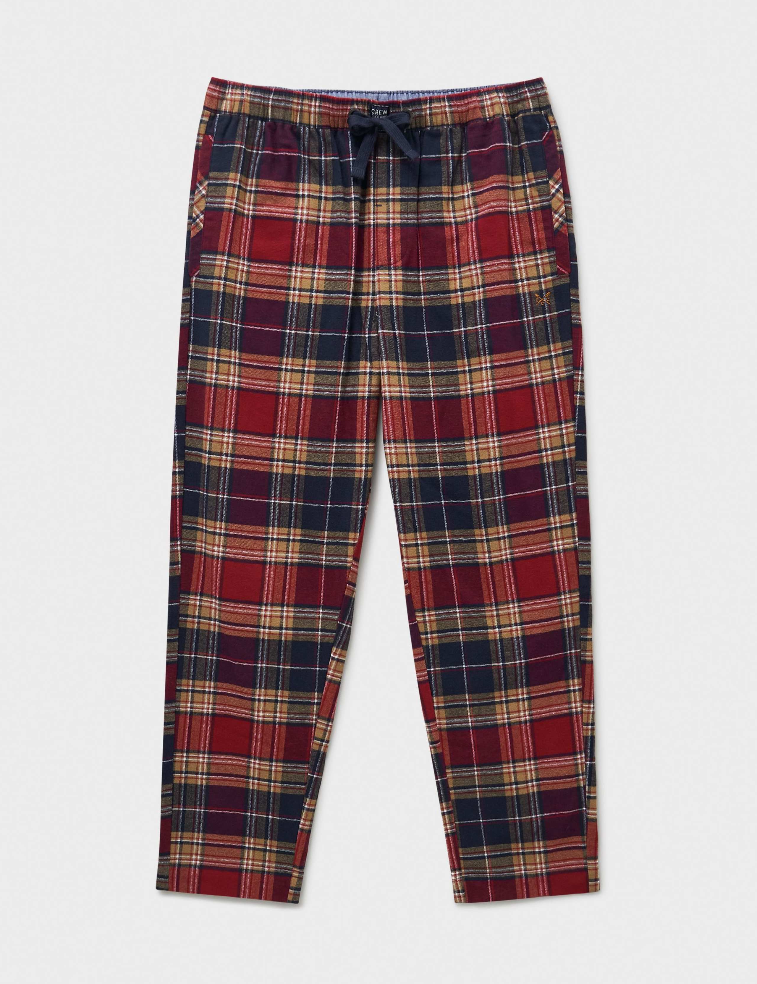 Brushed Cotton Checked Loungewear Bottoms 2 of 5
