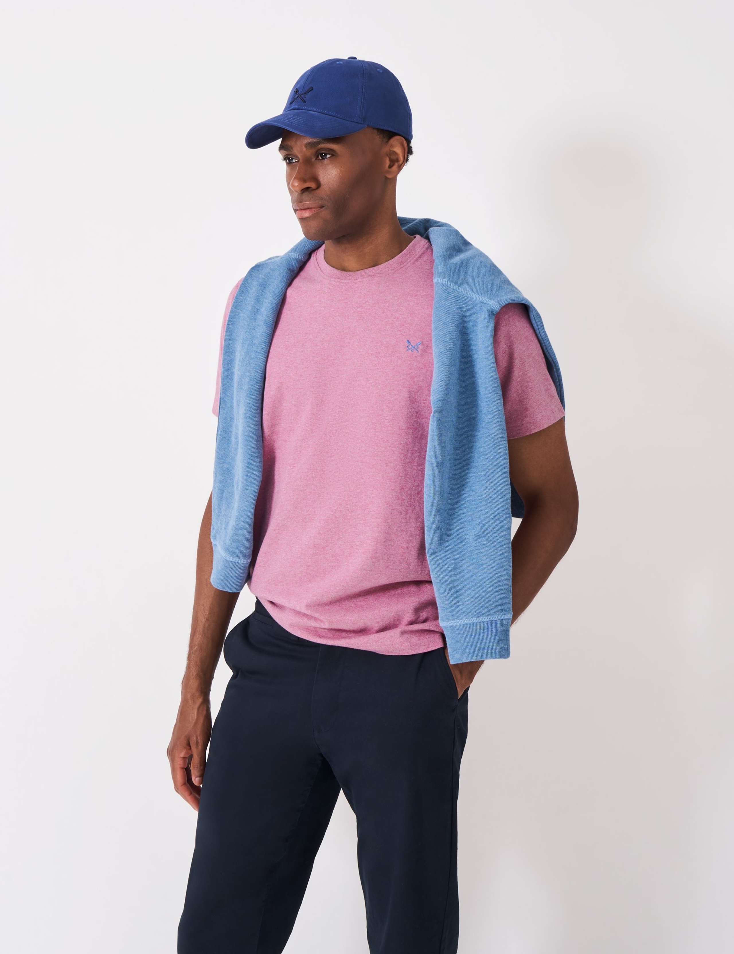 Pure Cotton Crew Neck T-Shirt 3 of 5