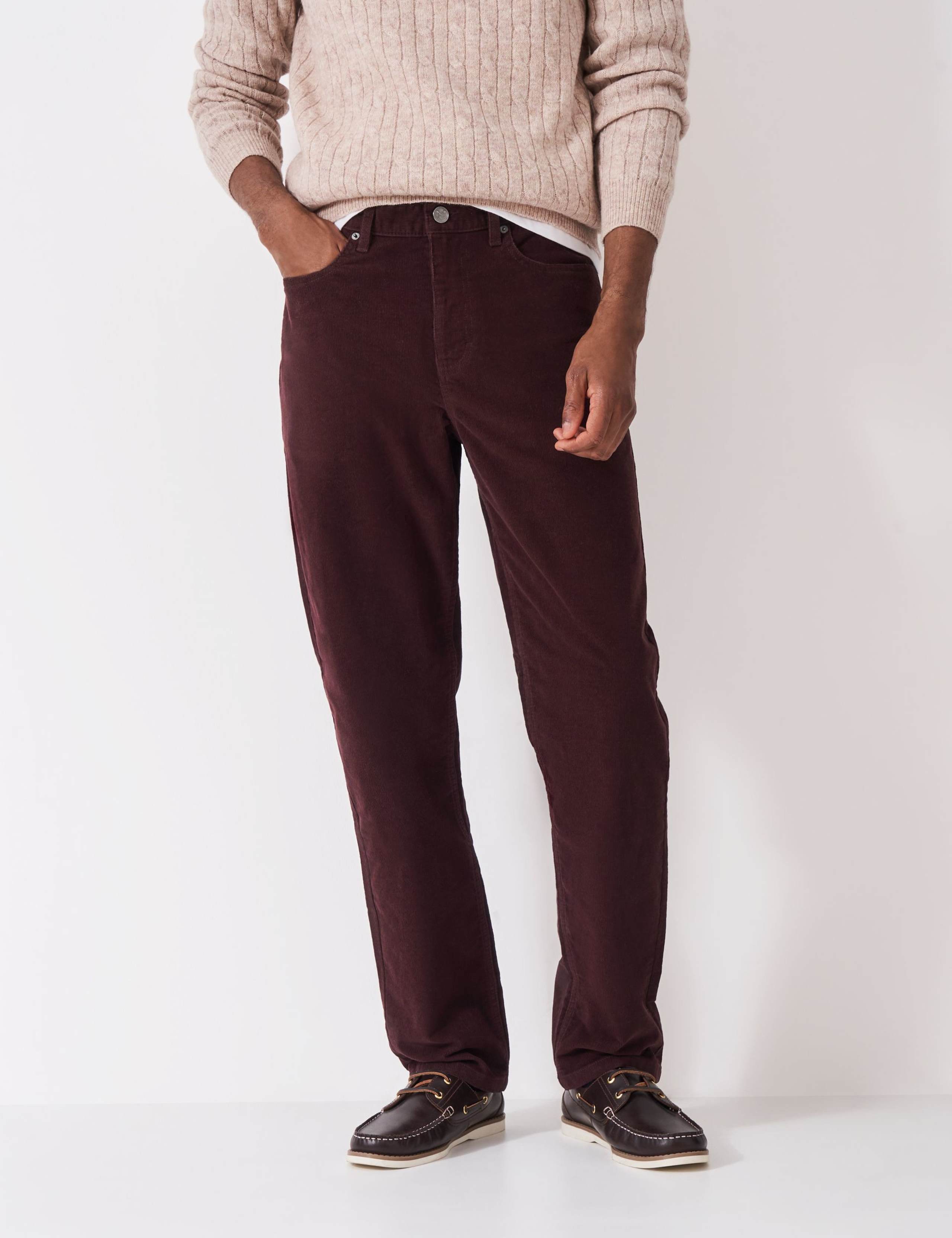 Straight Fit Corduroy 5 Pocket Trousers 3 of 5