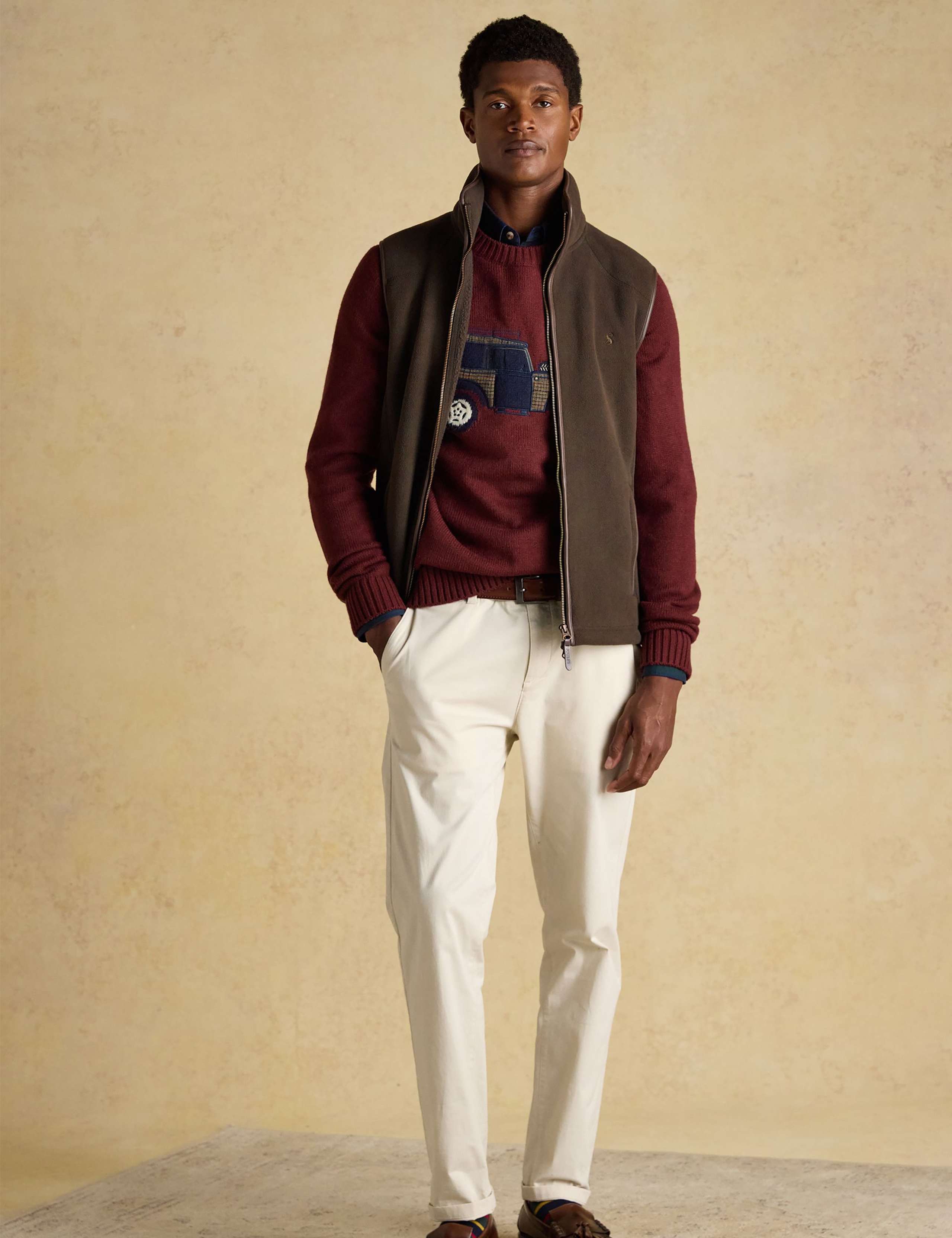 Car Crew Neck Jumper with Wool 4 of 6