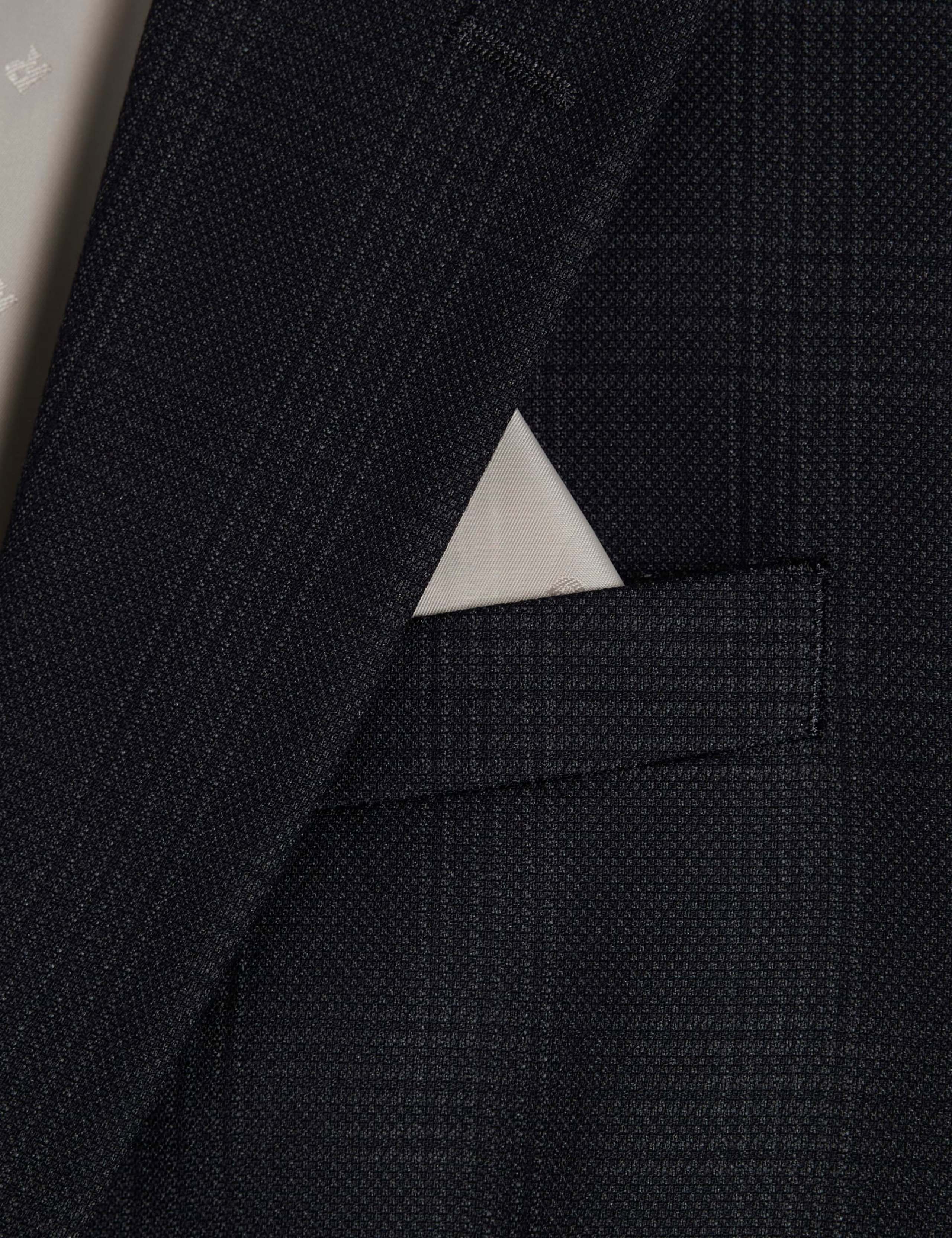 Slim Fit Checked Single Breasted Suit Jacket 3 of 8