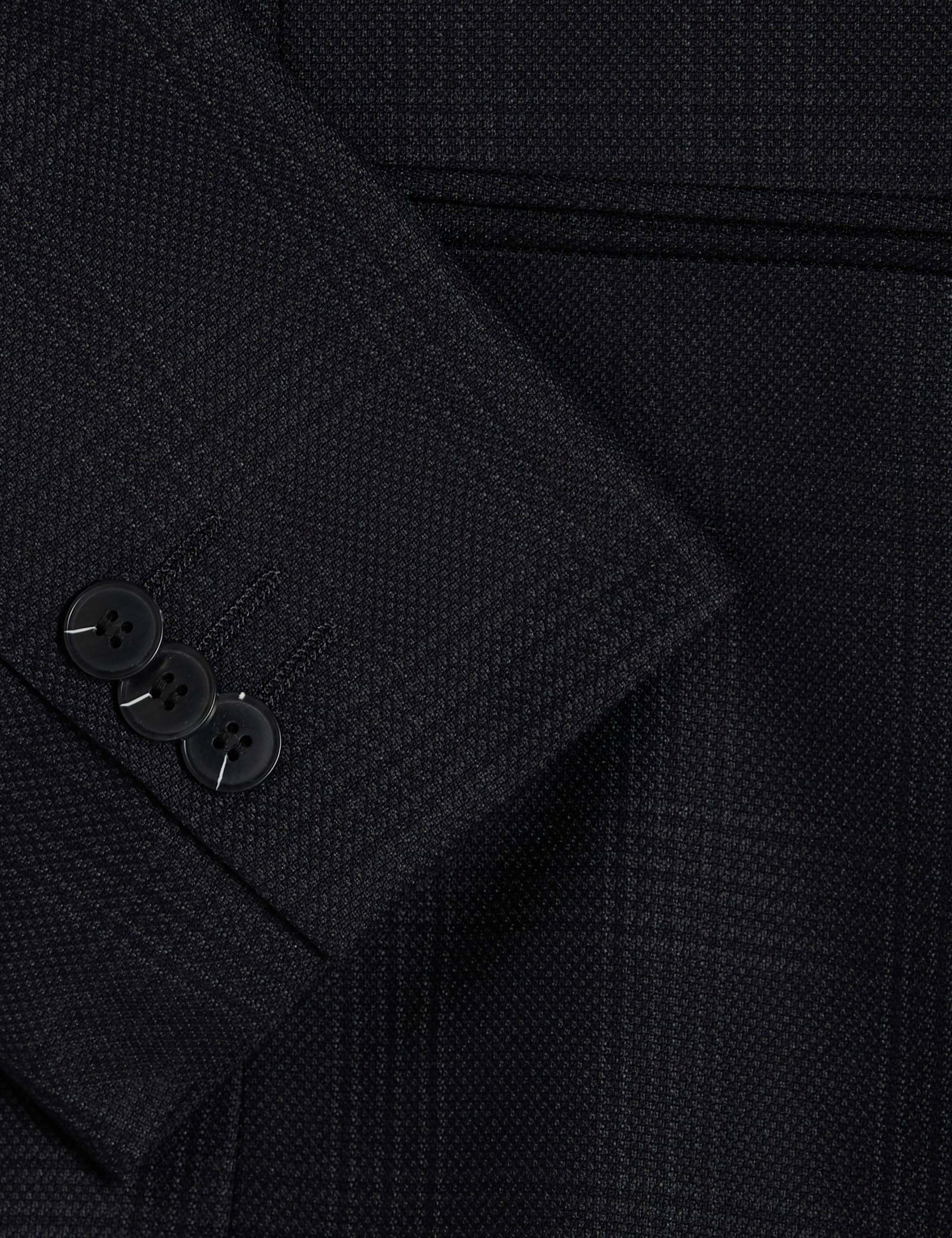 Slim Fit Checked Single Breasted Suit Jacket 7 of 8
