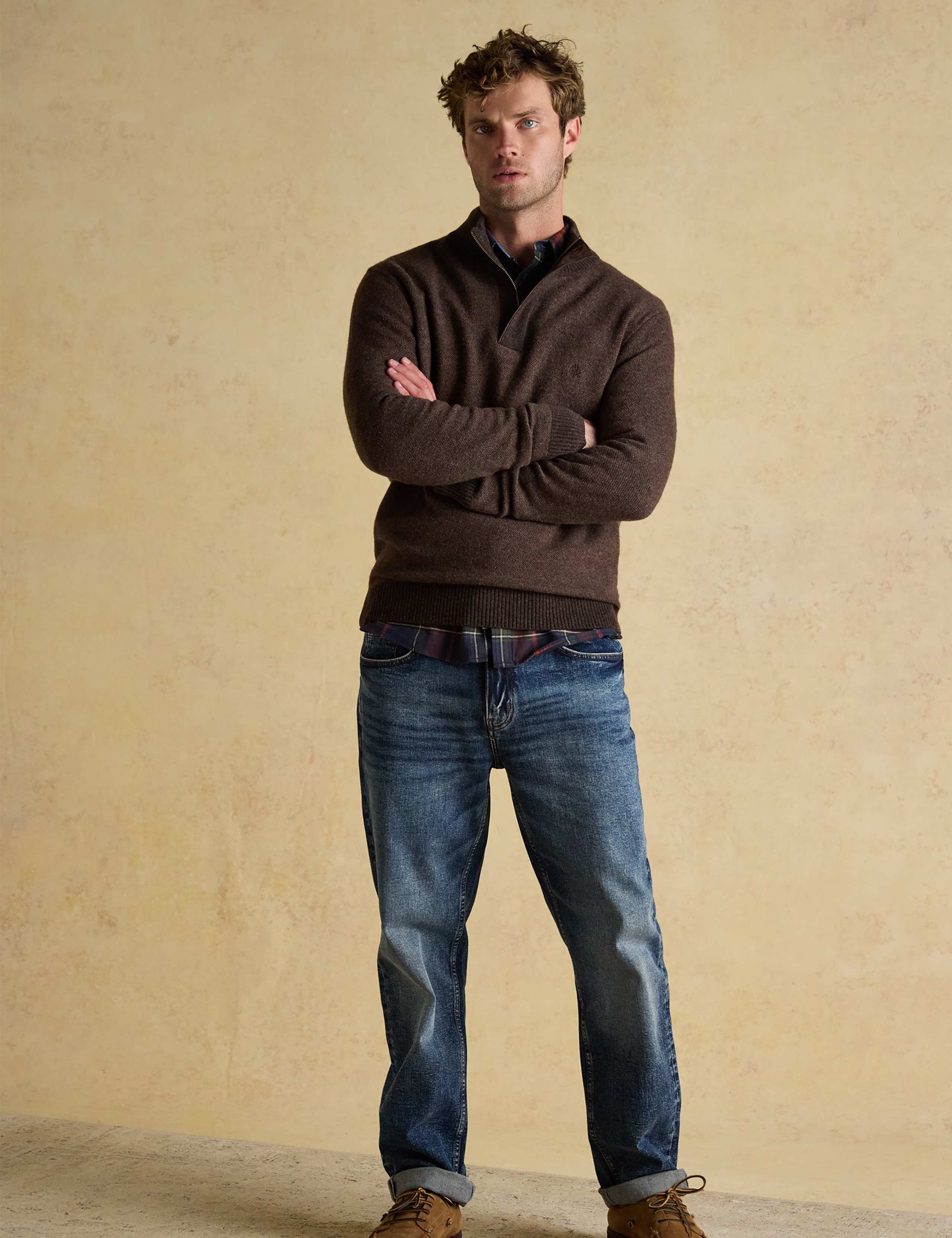 Wool Rich Button High Neck Jumper 4 of 8