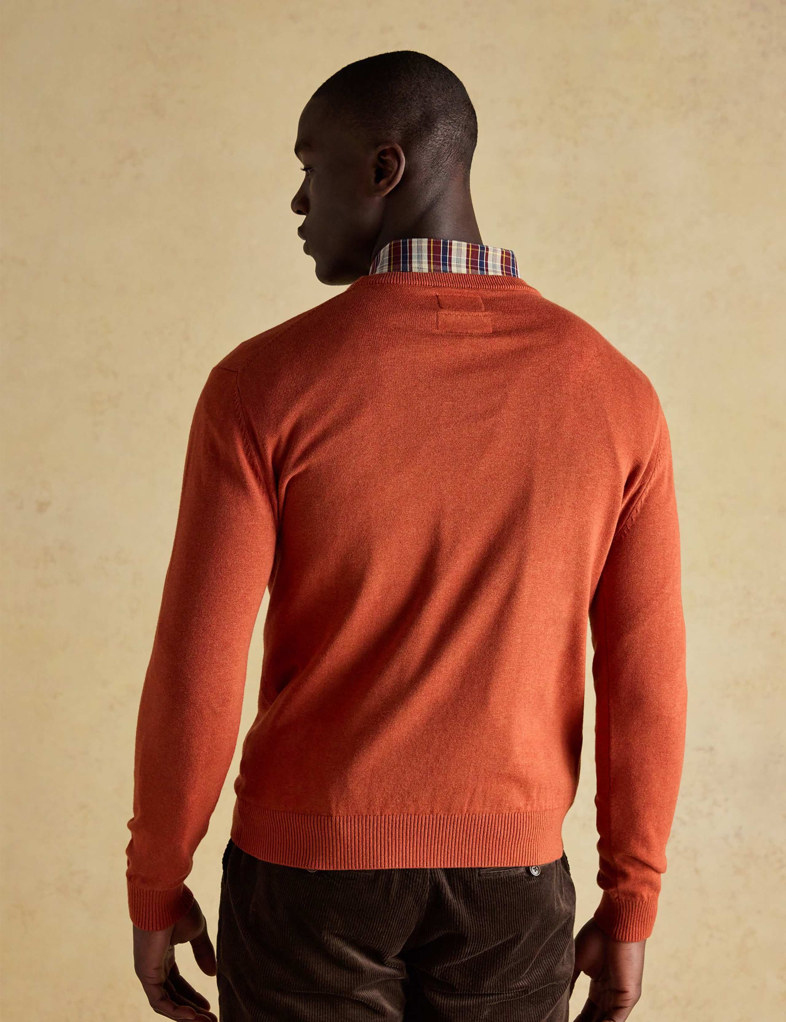 Pure Cotton Crew Neck Jumper 3 of 7