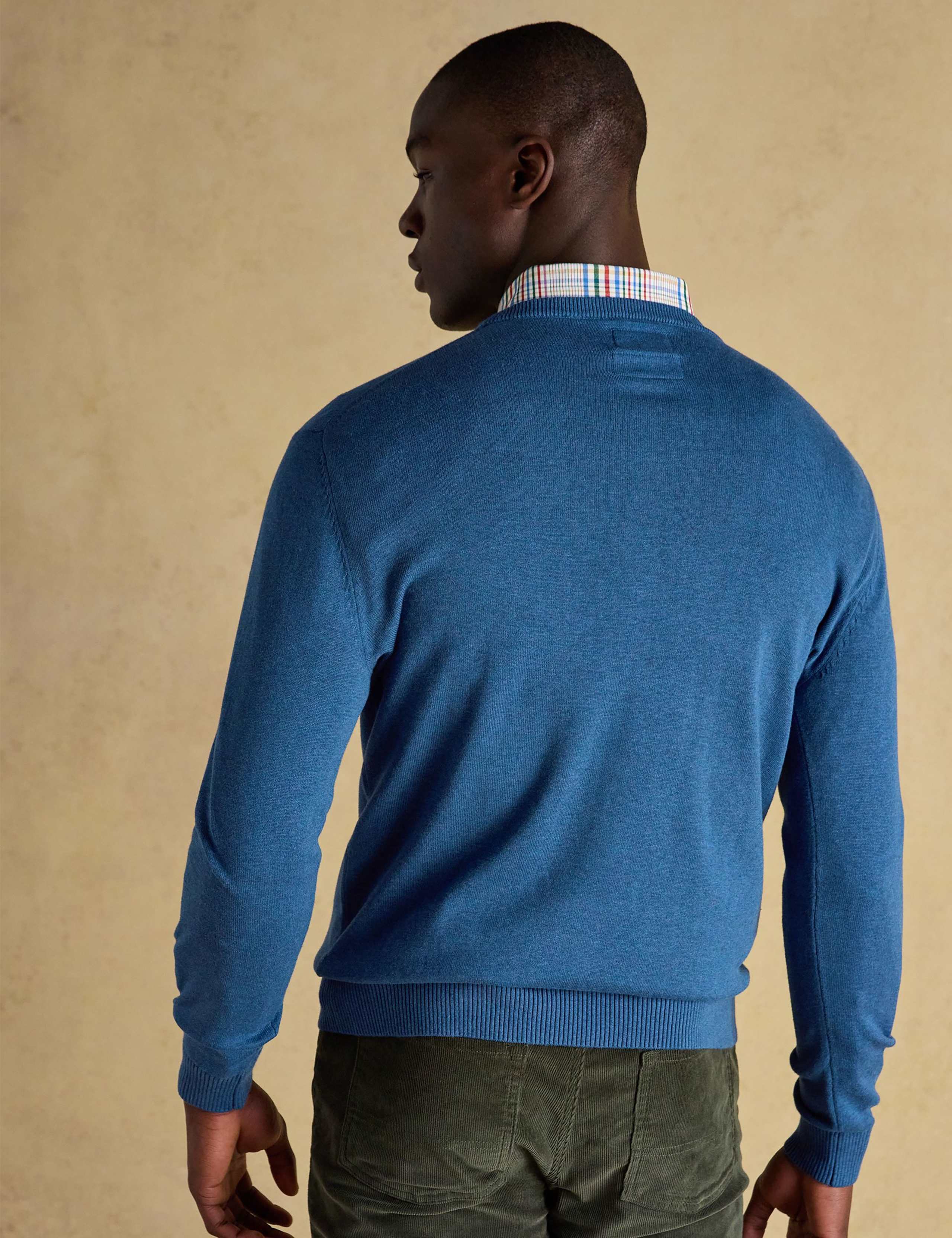 Pure Cotton Crew Neck Jumper 3 of 6