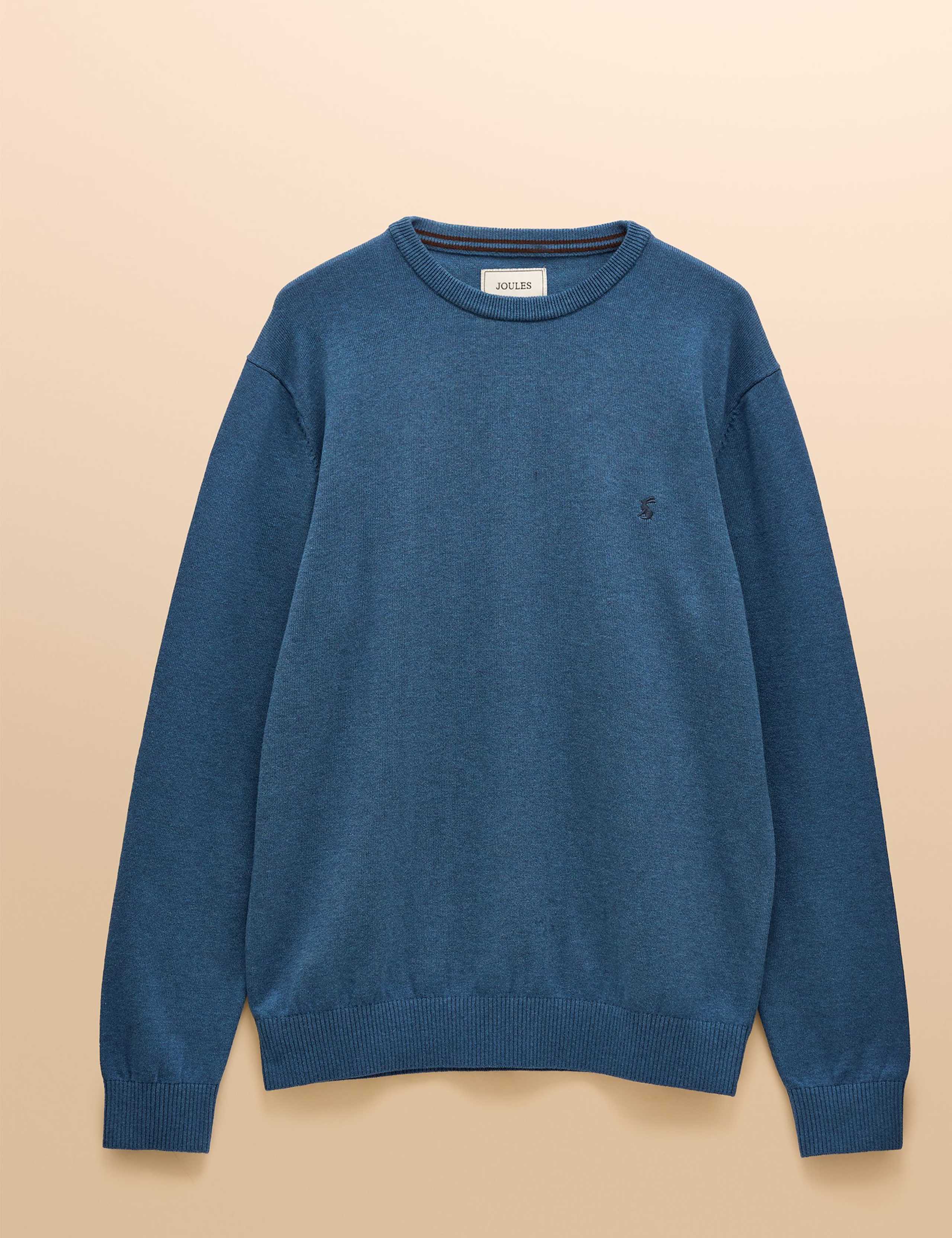 Pure Cotton Crew Neck Jumper 2 of 6