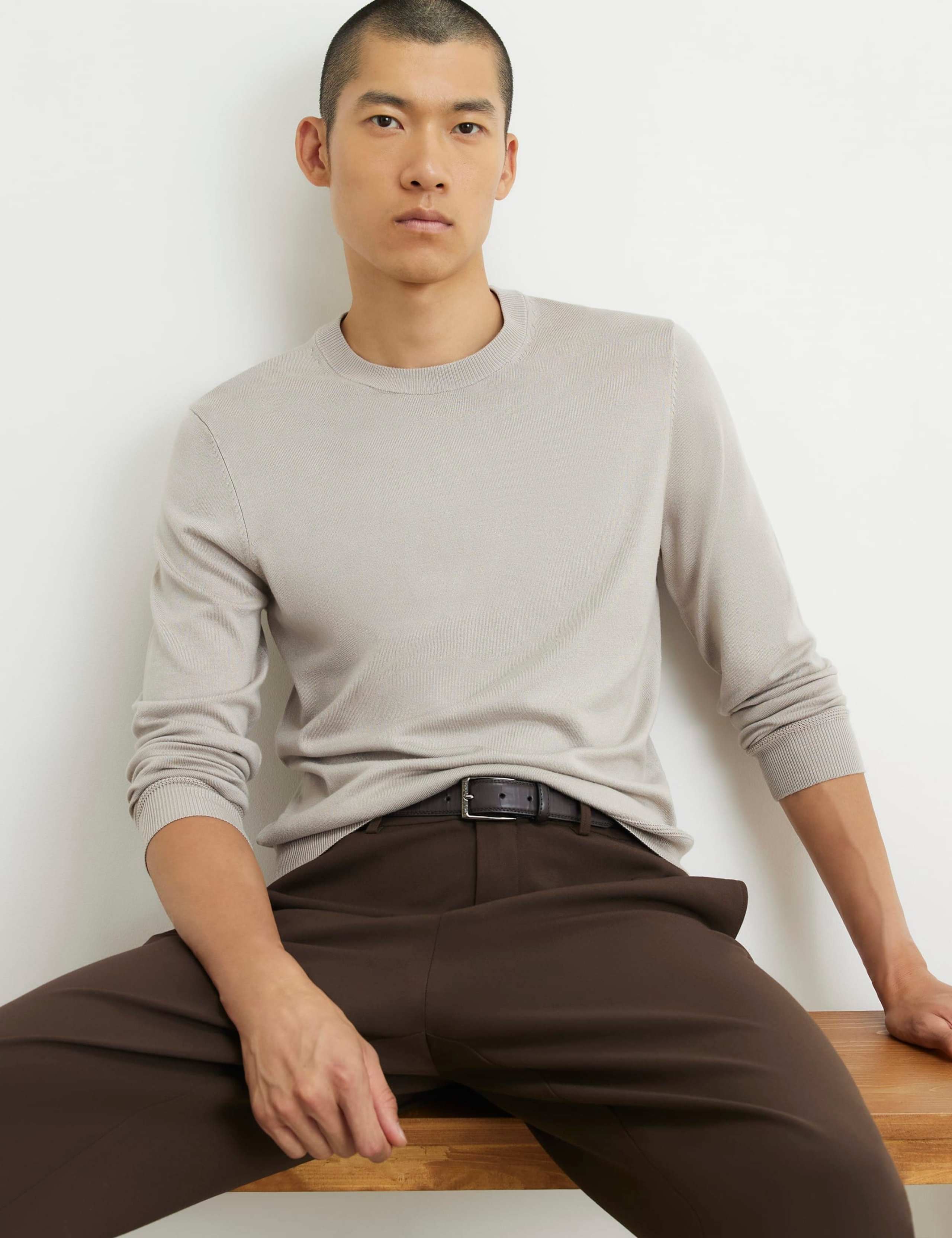 Slim Fit Crew Neck Jumper 2 of 6