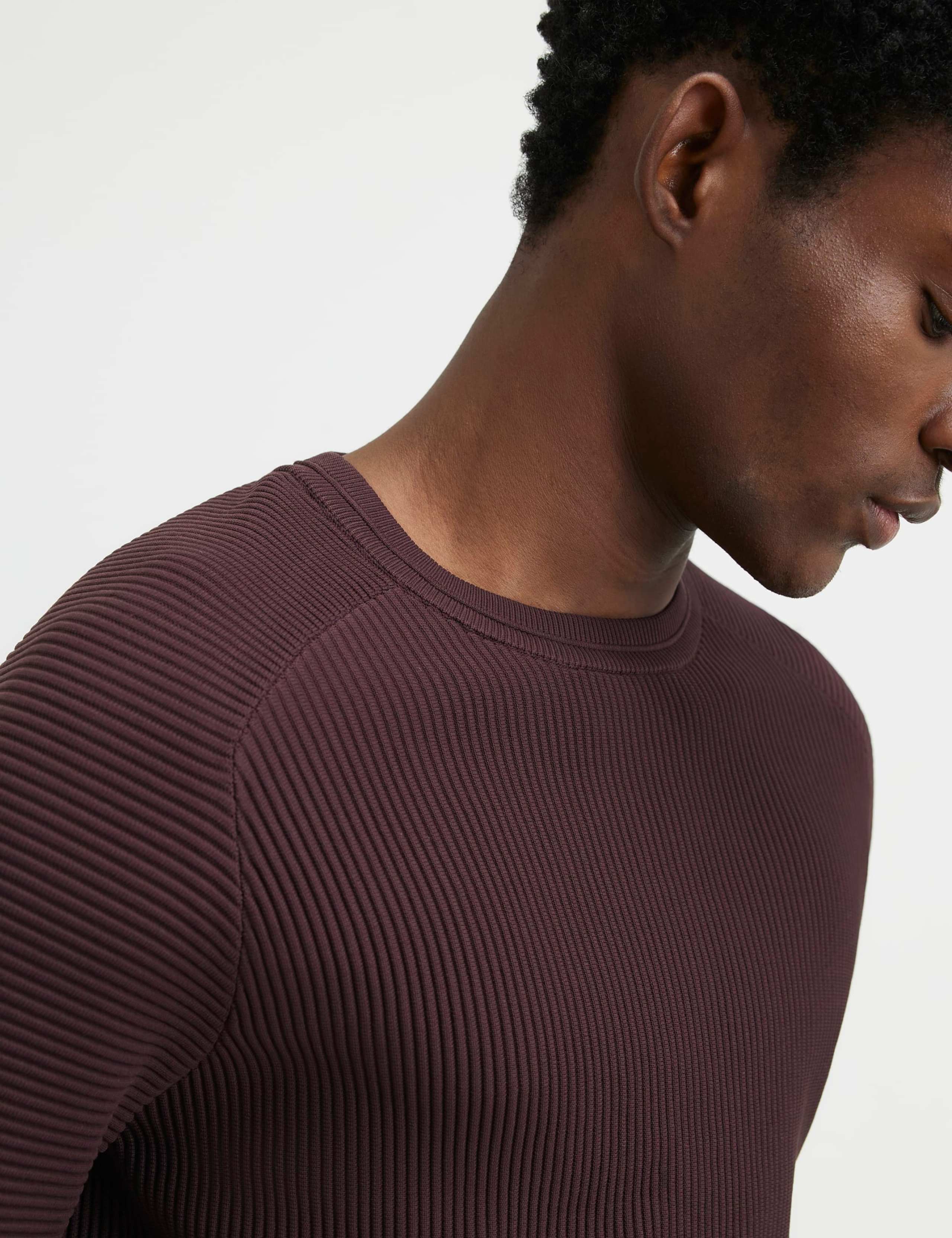 Ribbed Ottoman Crew Neck Jumper 4 of 6