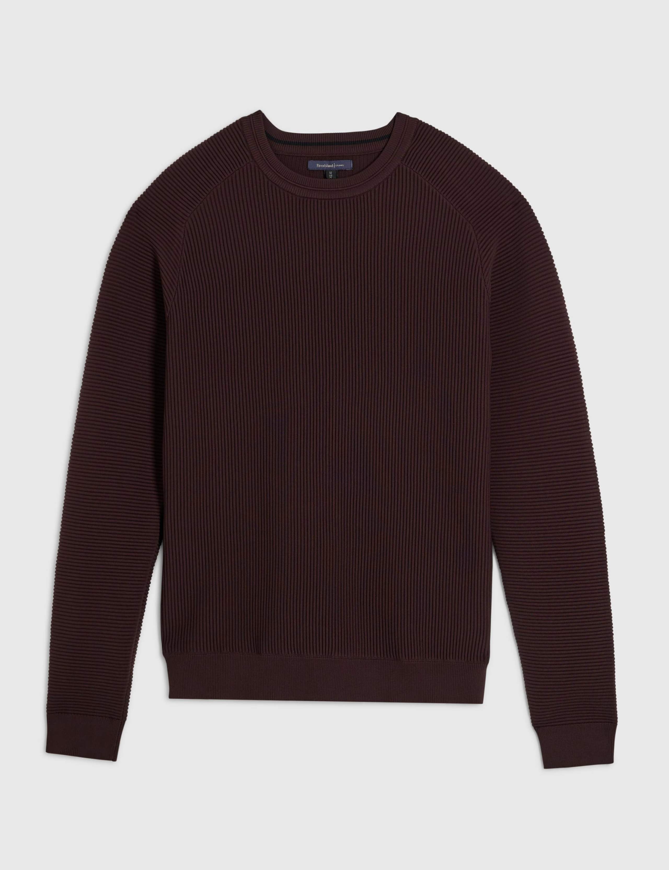 Ribbed Ottoman Crew Neck Jumper 6 of 6