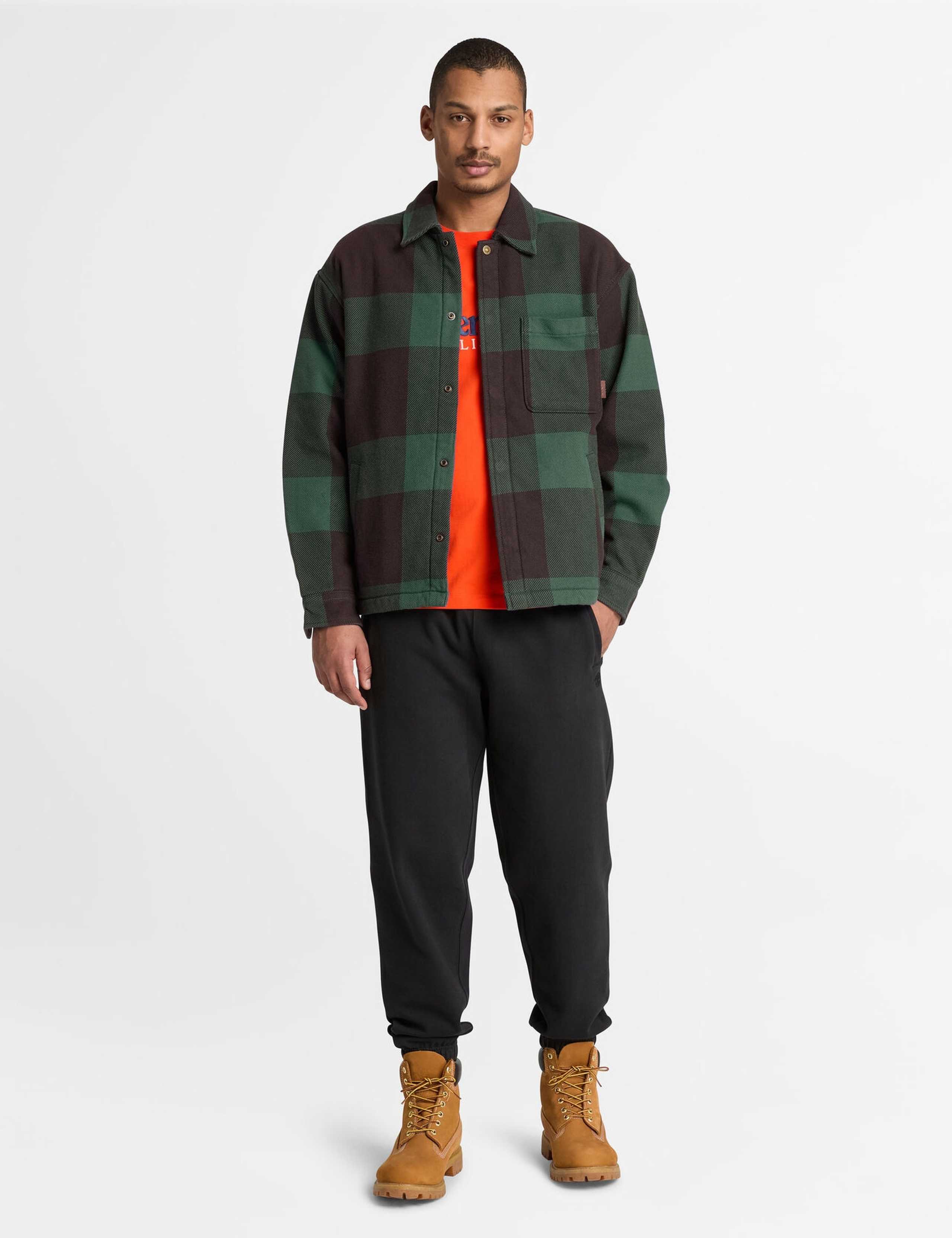 Fleece Lined Checked Overshirt 3 of 5