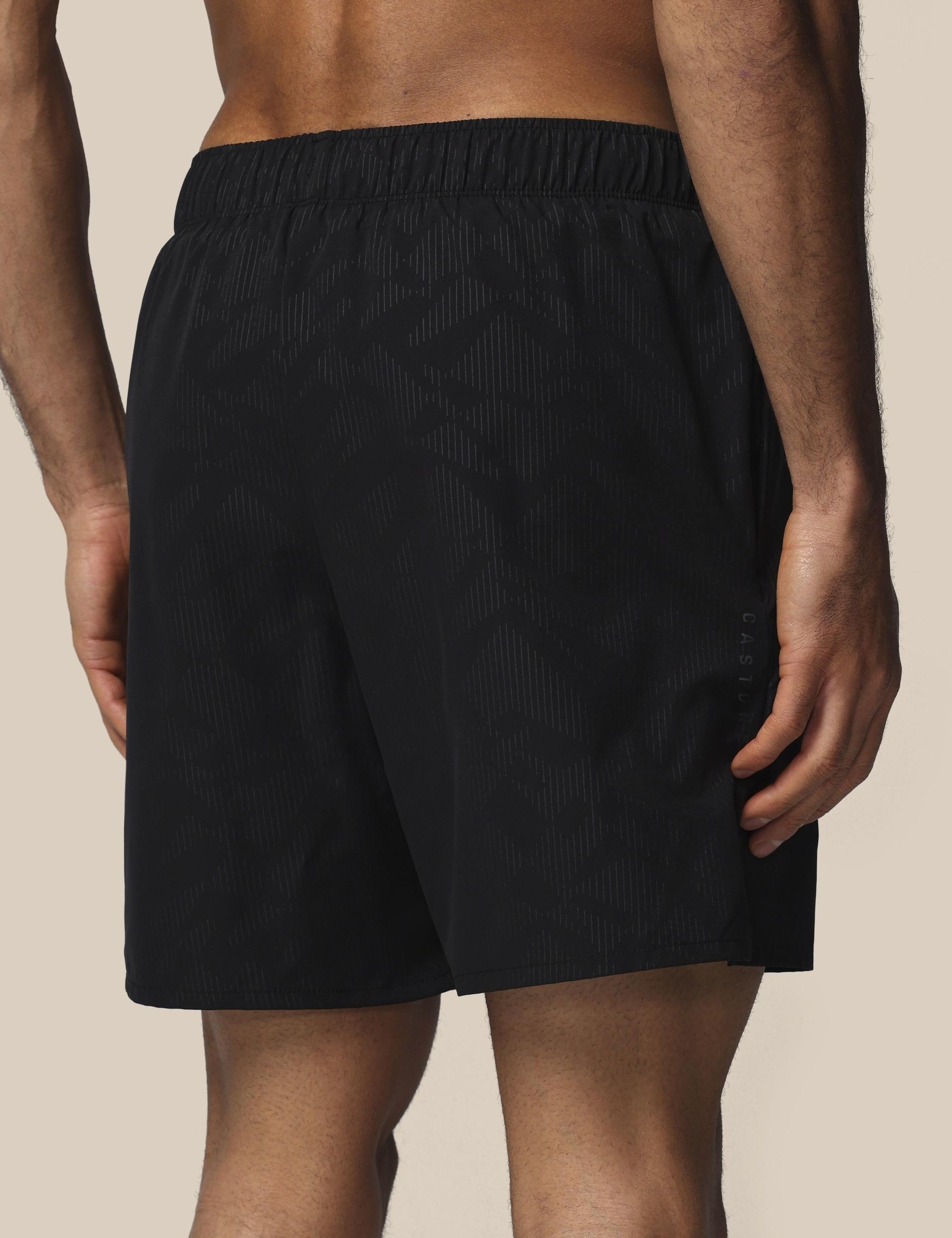 Quick Dry Pocketed Striped Swim Shorts 3 of 6