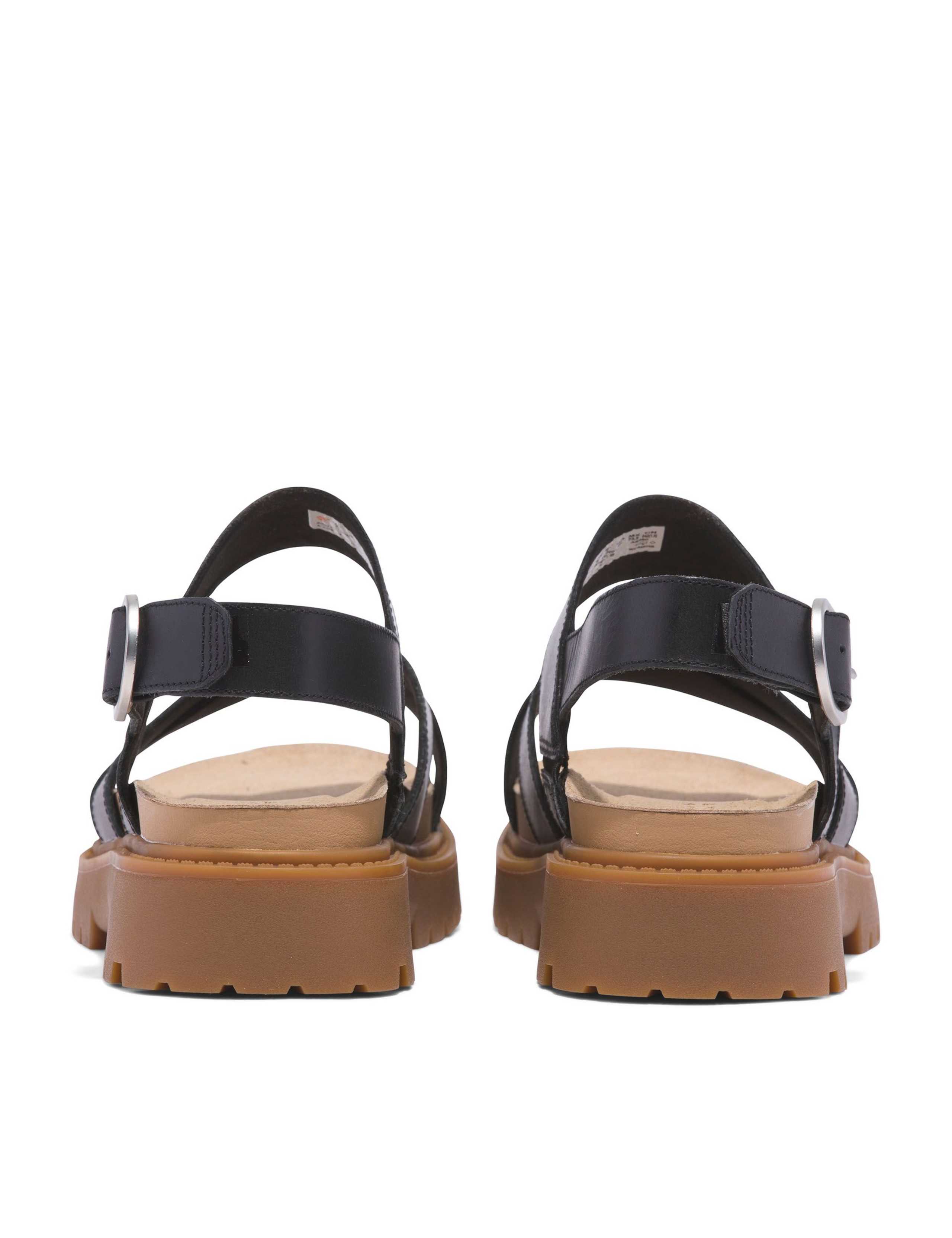 Clairemont Leather Strappy Flat Sandals 6 of 8