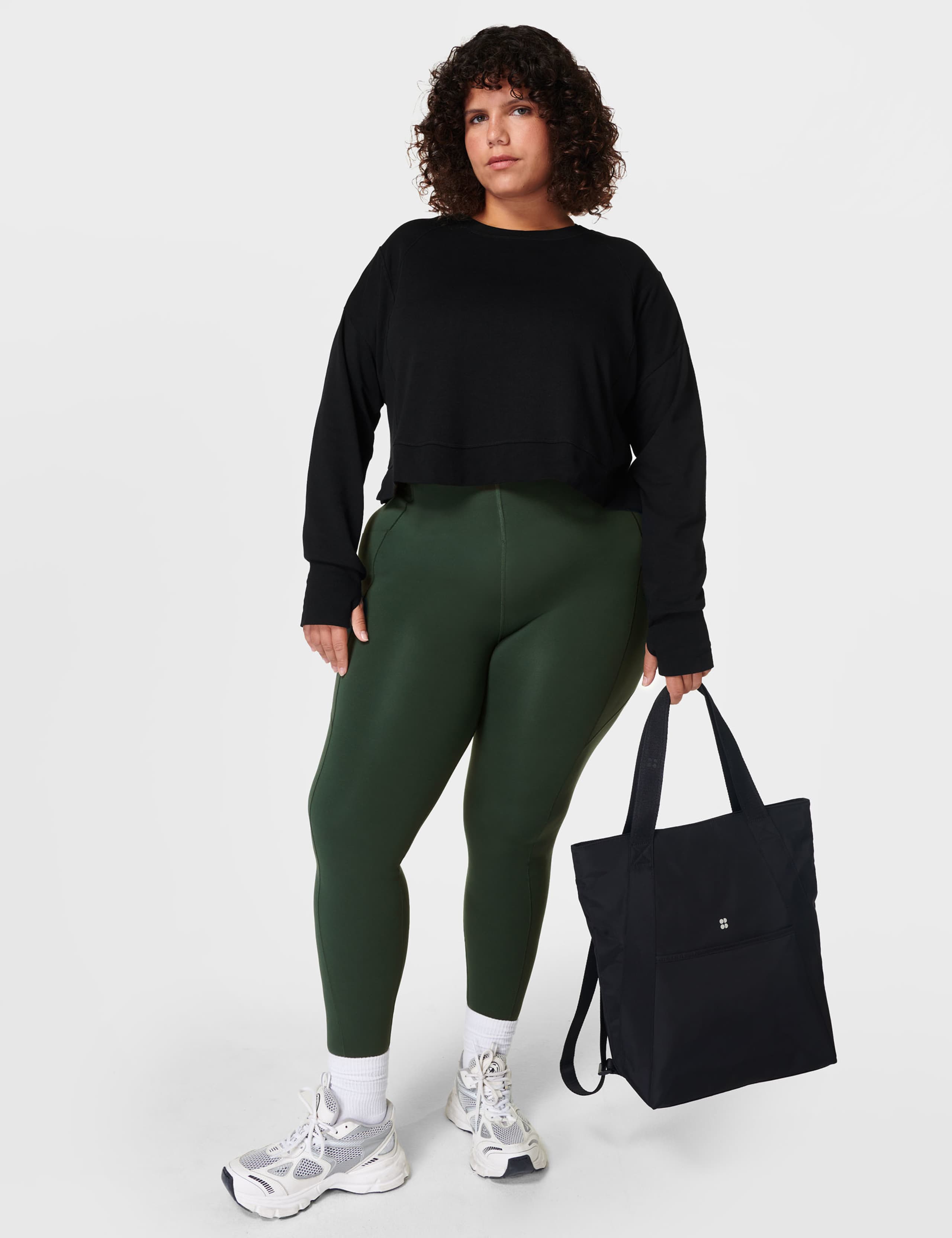 After Class Cotton Blend Crop Sweatshirt 3 of 6
