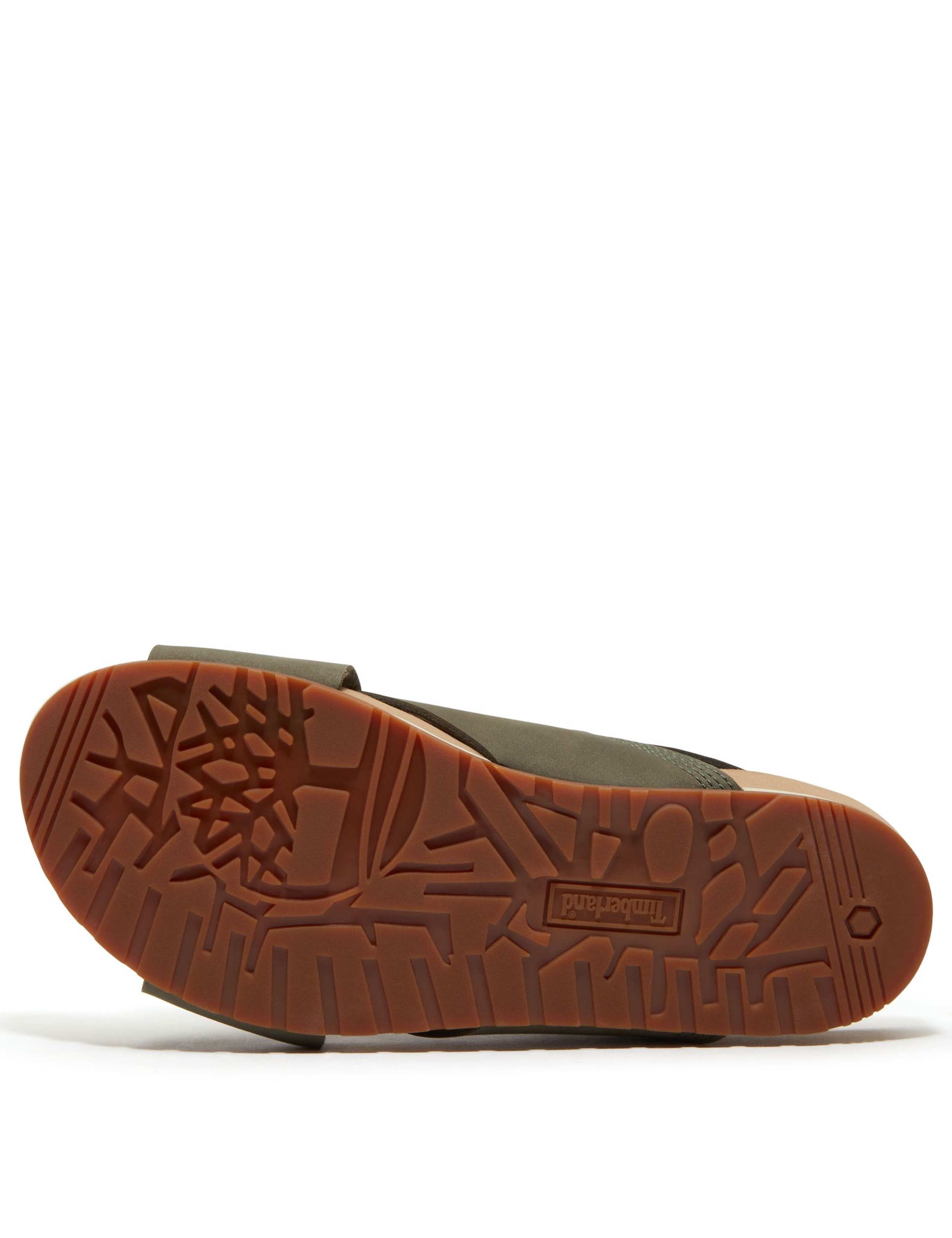Malibu Waves Leather Flat Sandals 5 of 6