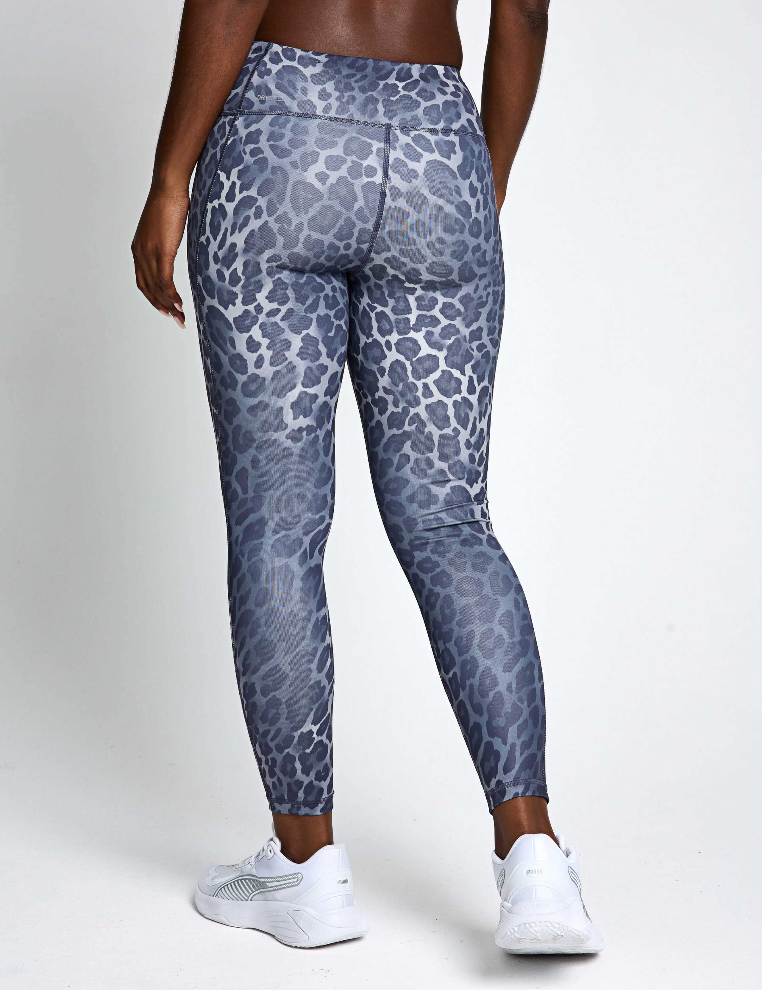 High Waisted Animal Print 7/8 Gym Leggings 2 of 5