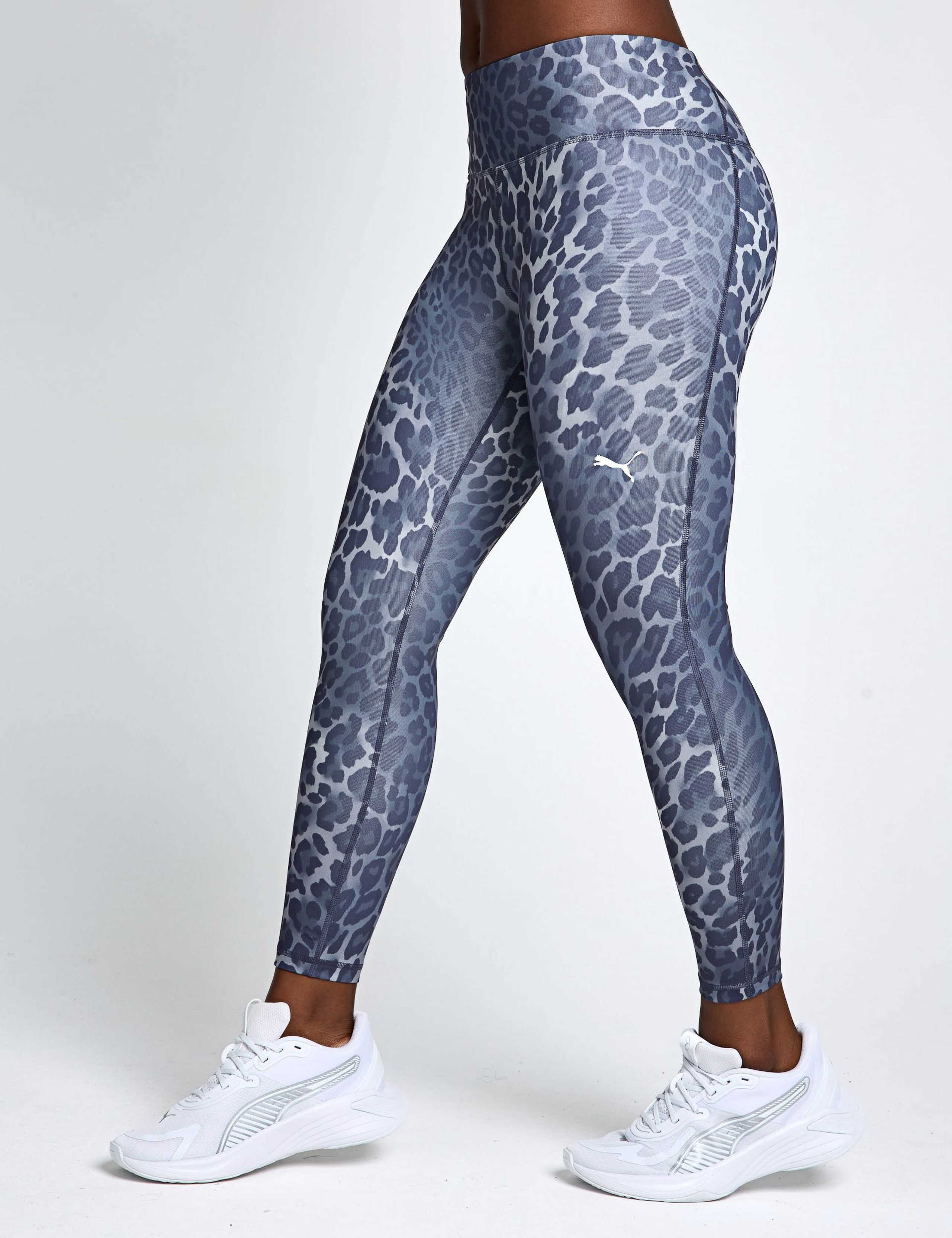 High Waisted Animal Print 7/8 Gym Leggings 4 of 5