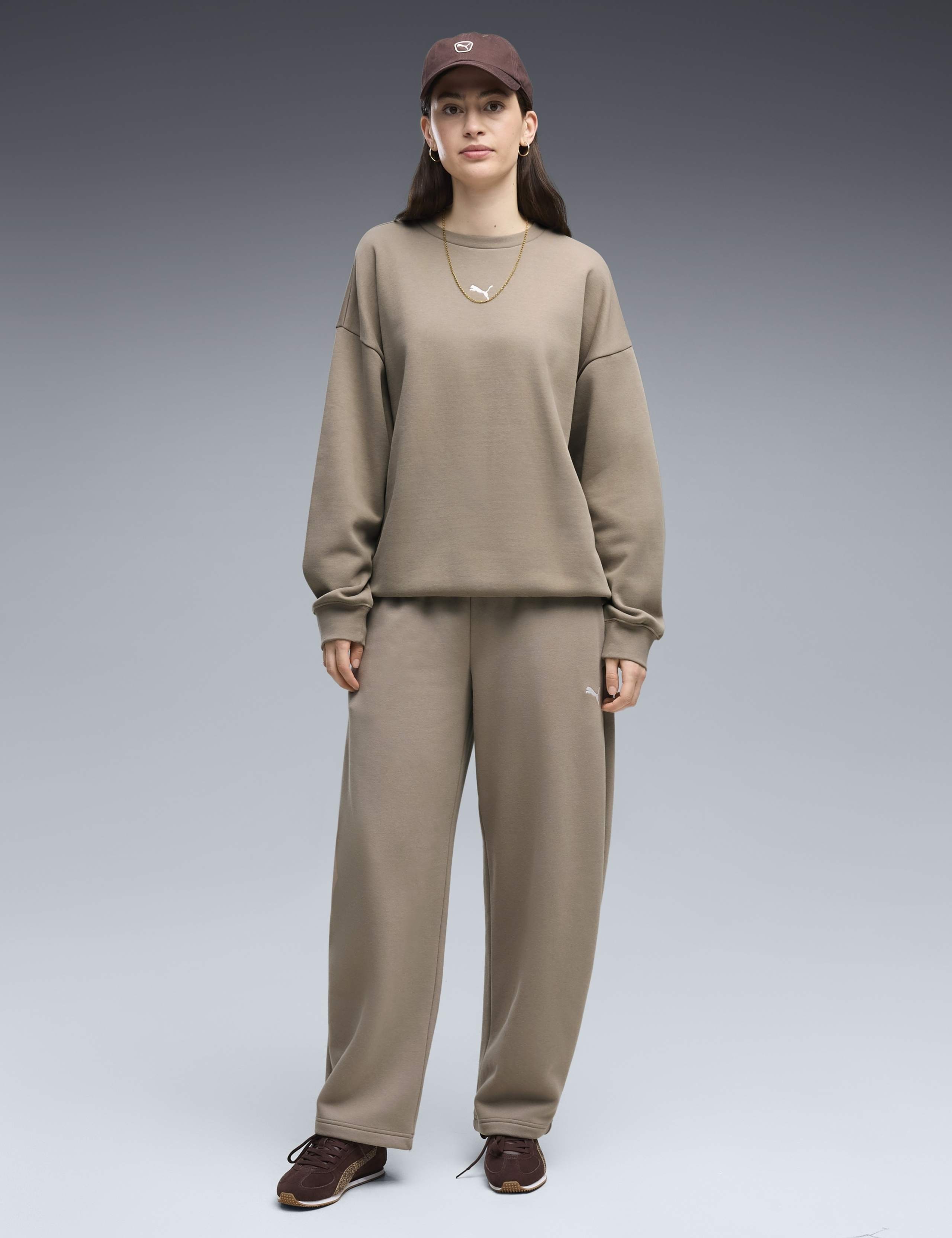 Essential Cotton Blend Oversized Sweatshirt 4 of 5