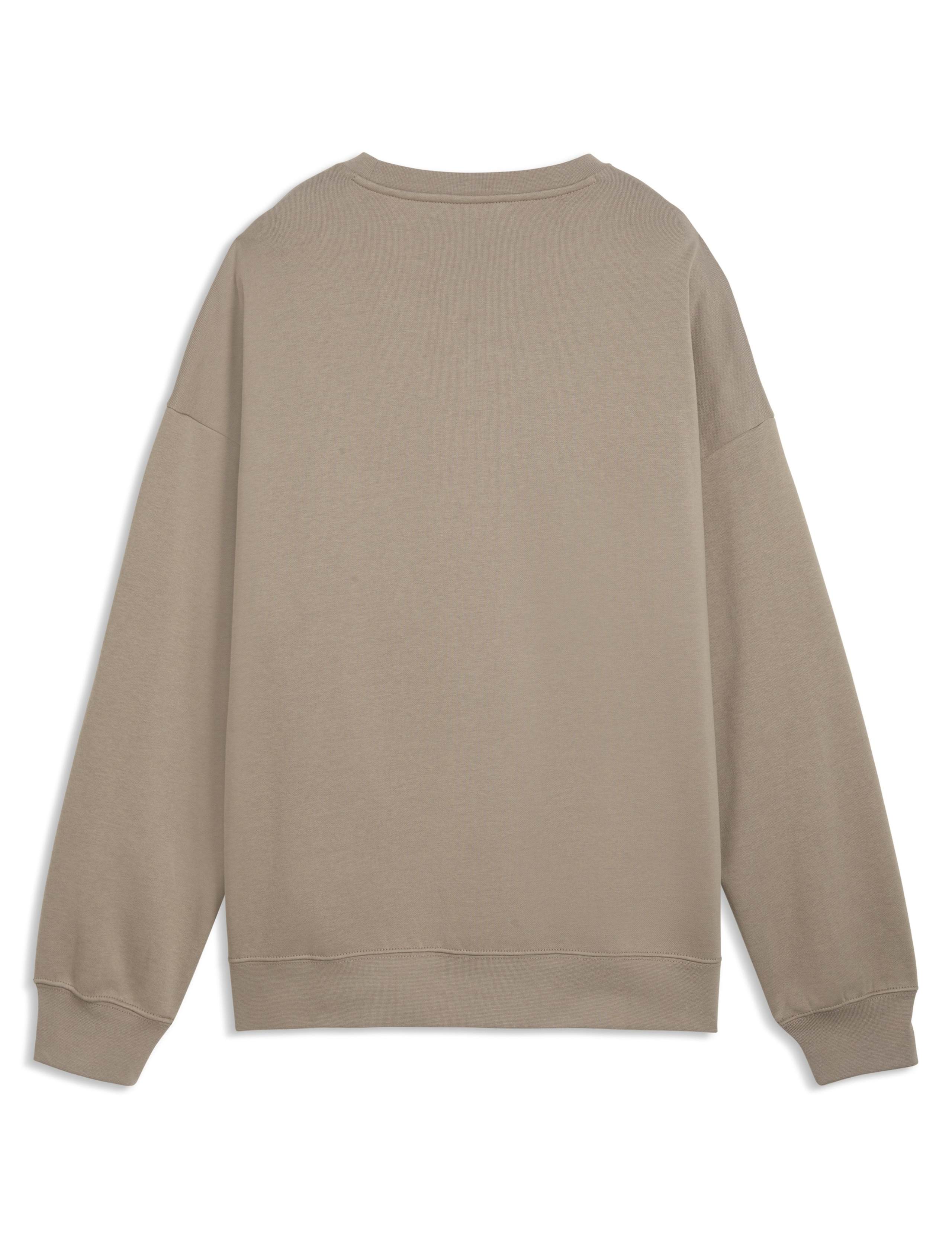 Essential Cotton Blend Oversized Sweatshirt 5 of 5