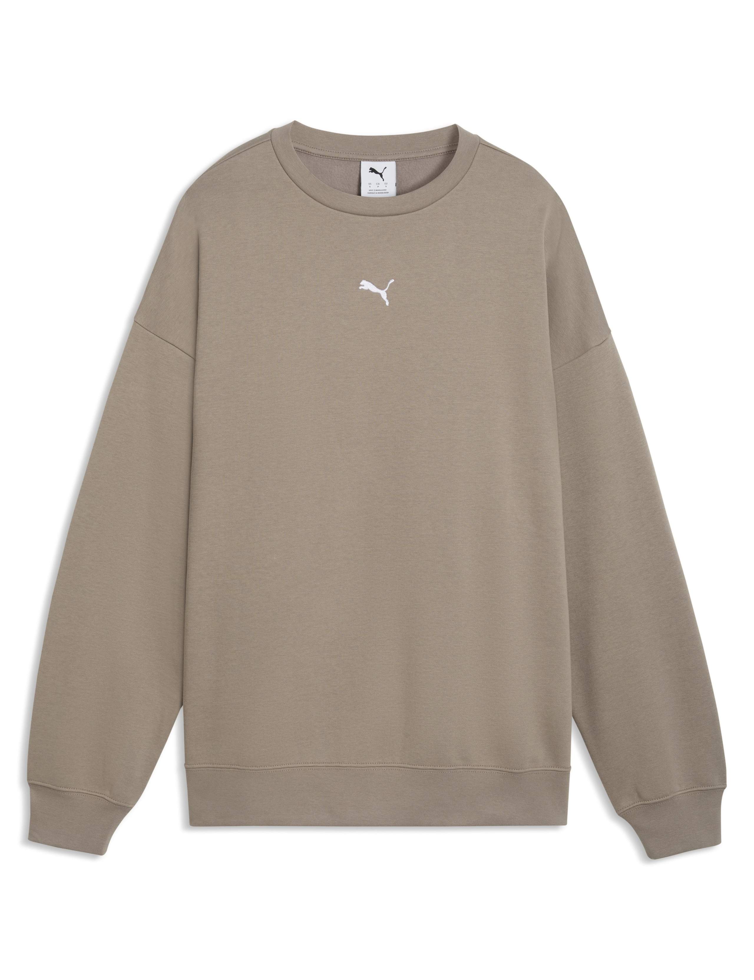 Essential Cotton Blend Oversized Sweatshirt 2 of 5