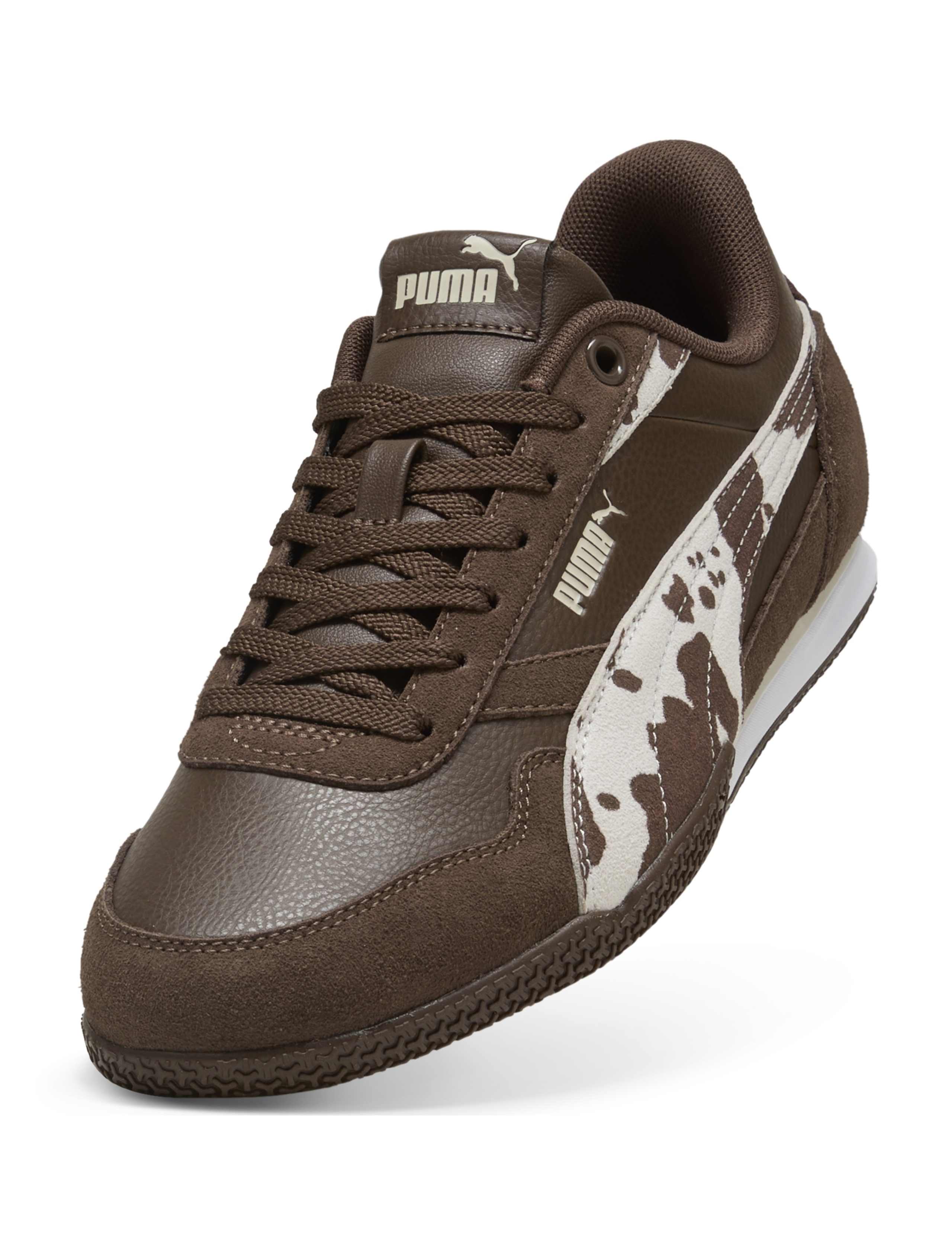 Bella Donna ESD Wild Suede Animal Print Trainers 2 of 6