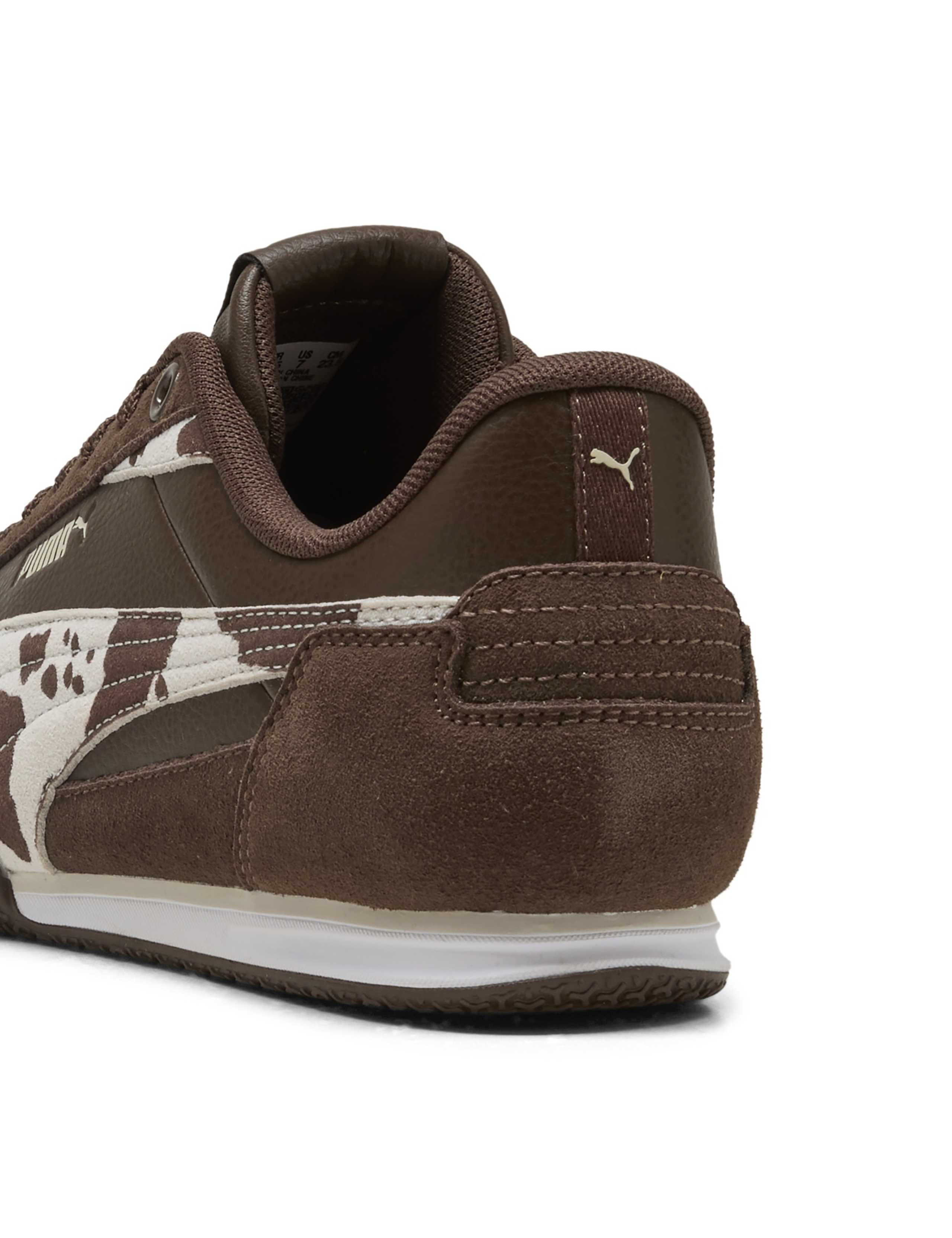 Bella Donna ESD Wild Suede Animal Print Trainers 3 of 6