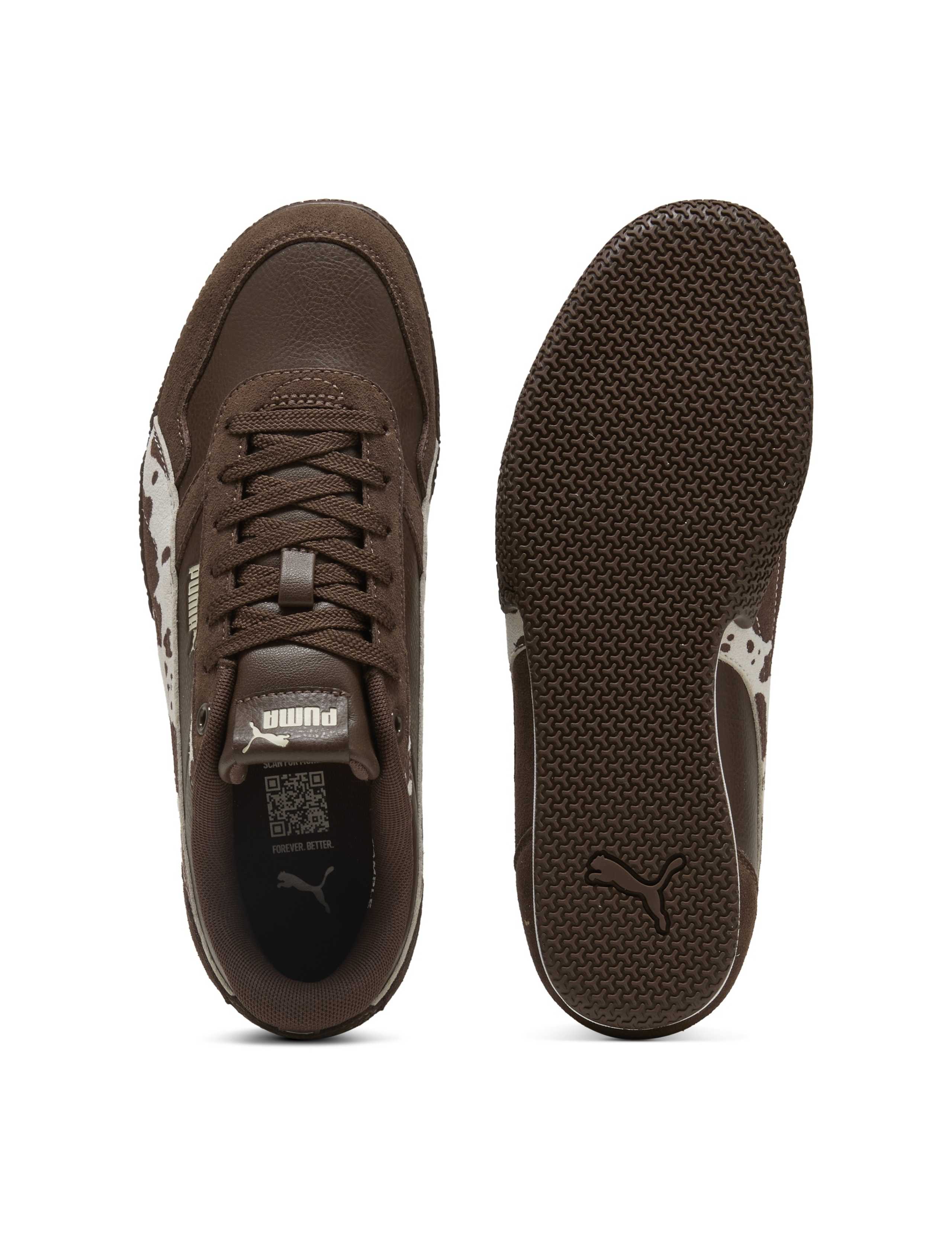 Bella Donna ESD Wild Suede Animal Print Trainers 6 of 6