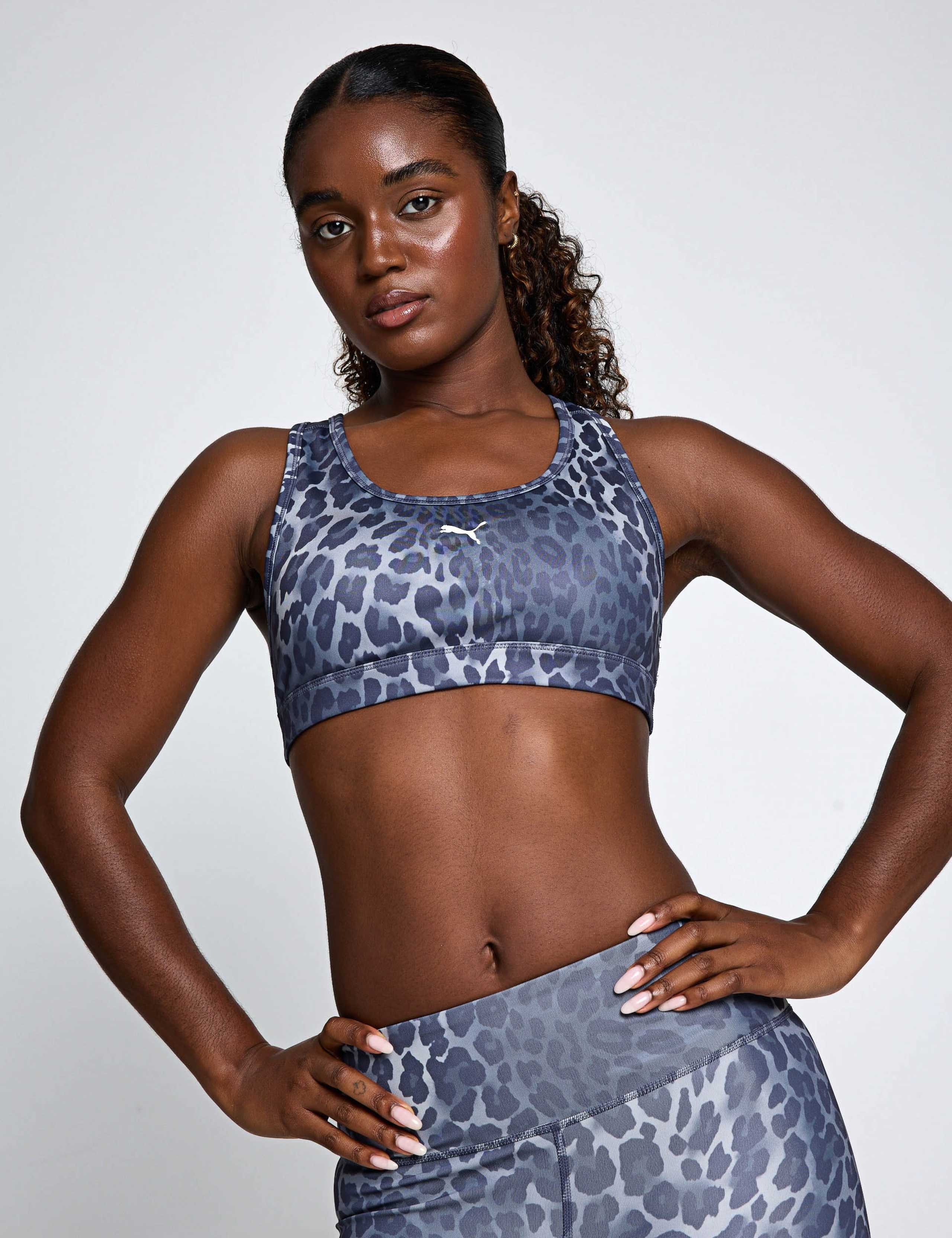 4KEEPS Low Impact Padded Racerback Gym Sports Bra 2 of 6