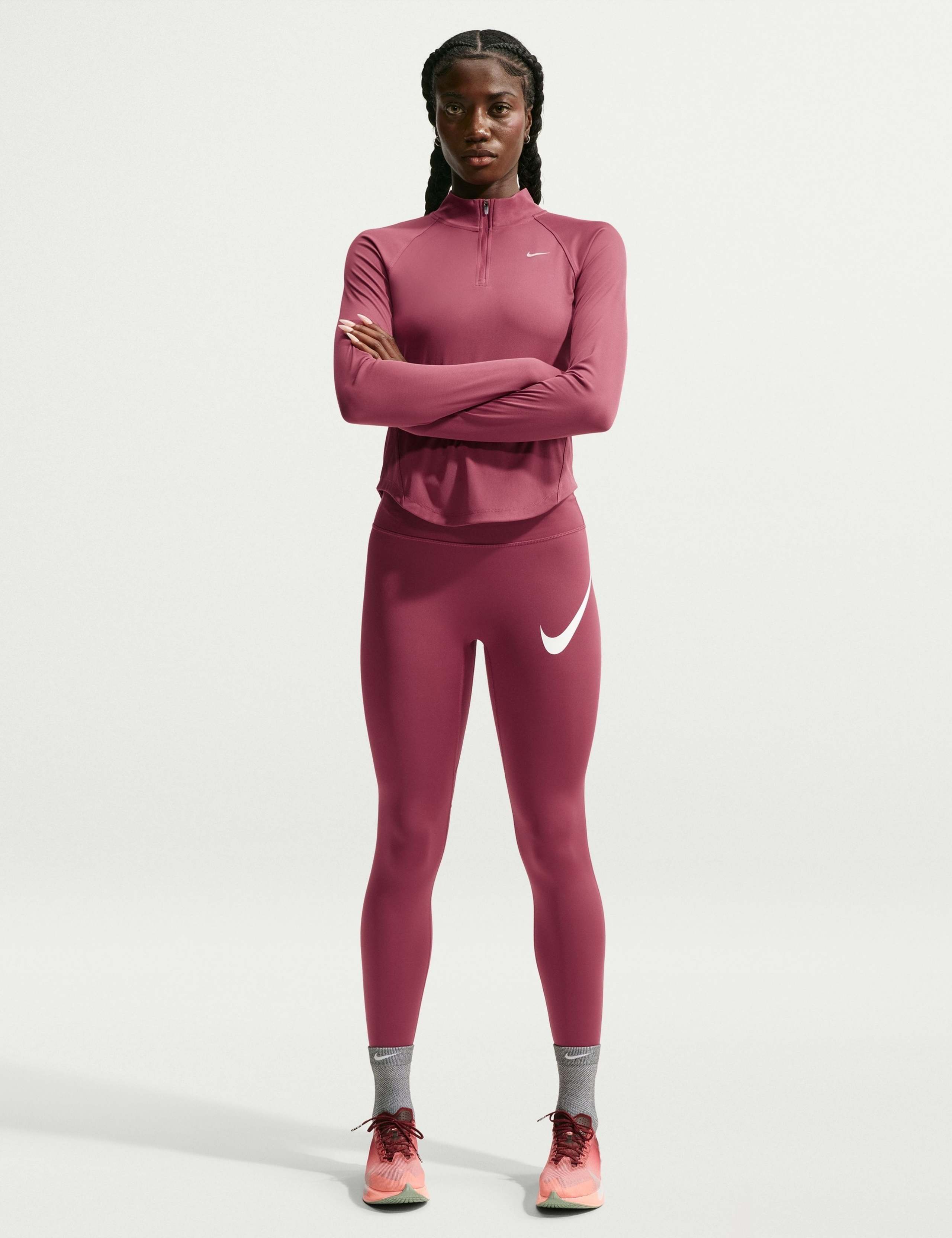 Tempo Swoosh Run High Waisted 7/8 Leggings 2 of 6