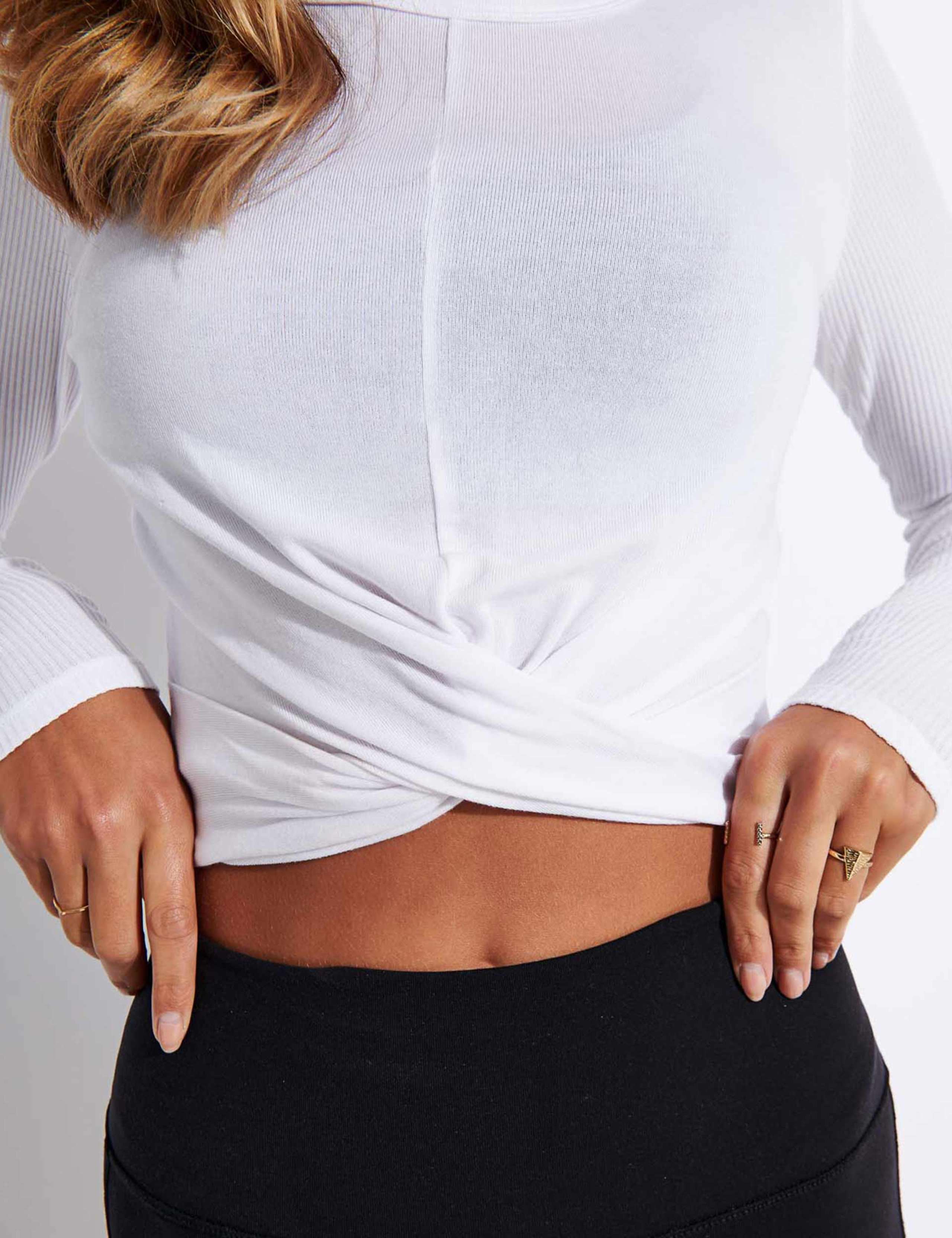 Cover Modal Rich Crew Neck Yoga Top 4 of 4