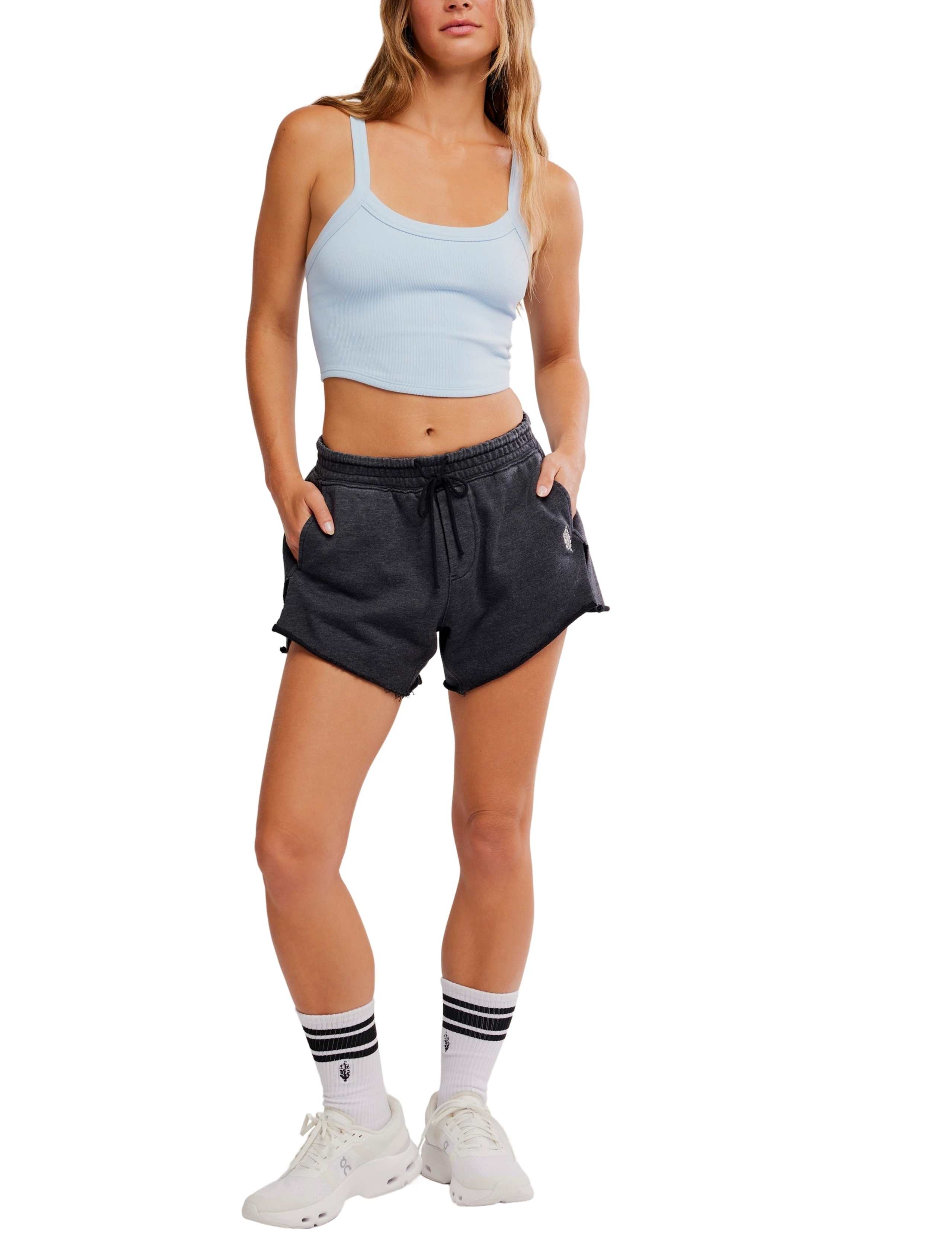 Knockout Cotton Rich High Waisted Shorts 1 of 1