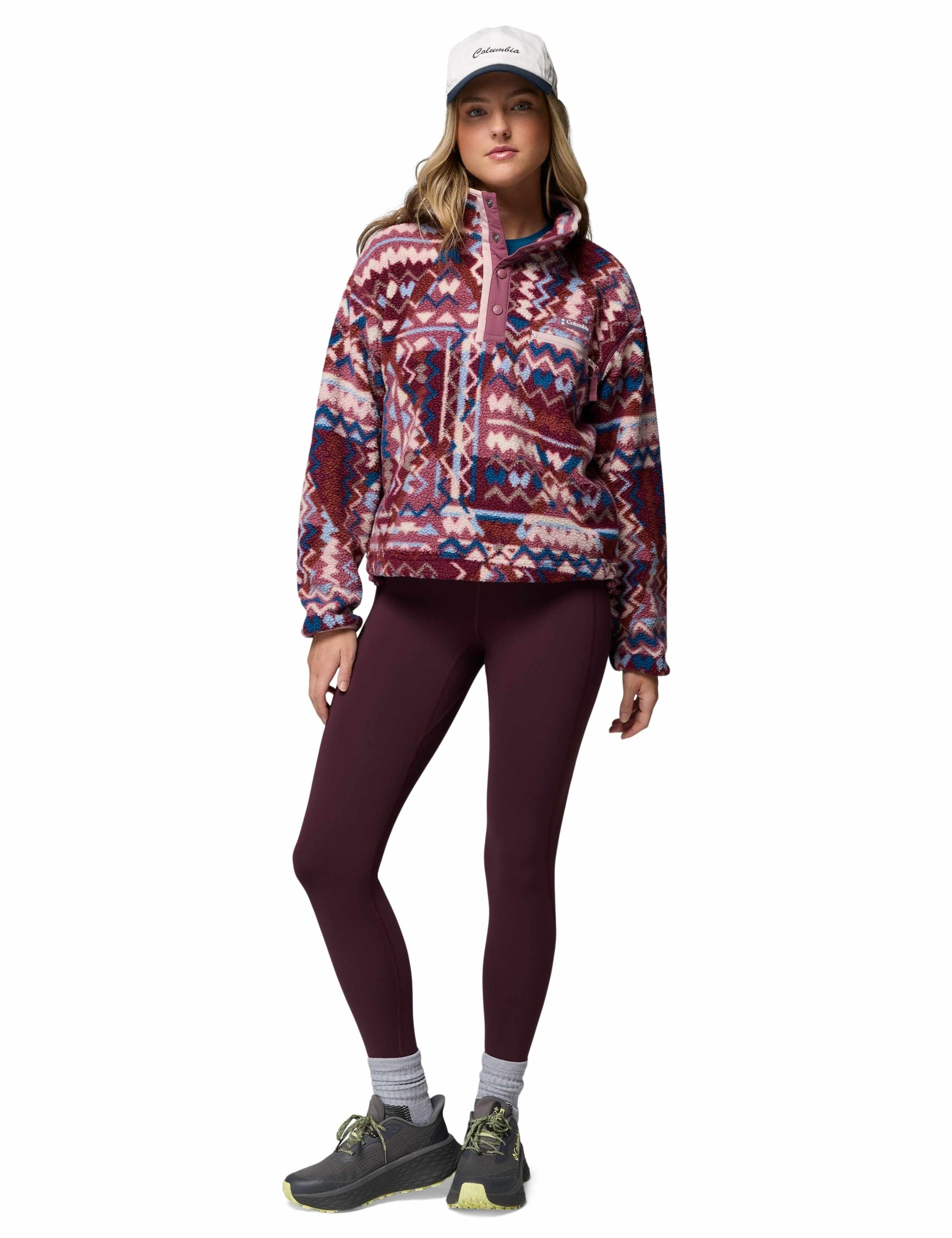 Helvetia II Printed Cropped Fleece Jacket 2 of 6