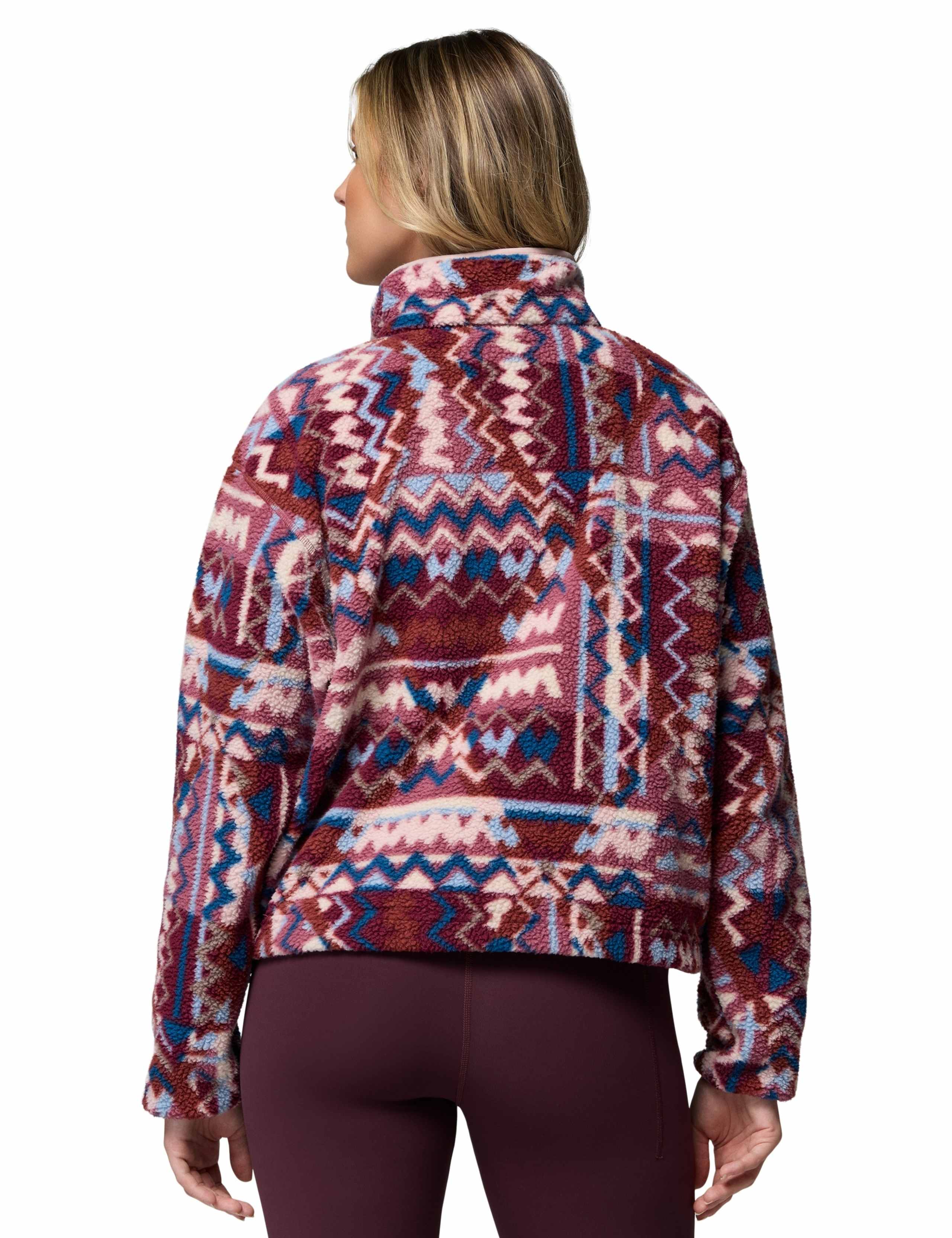 Helvetia II Printed Cropped Fleece Jacket 3 of 6