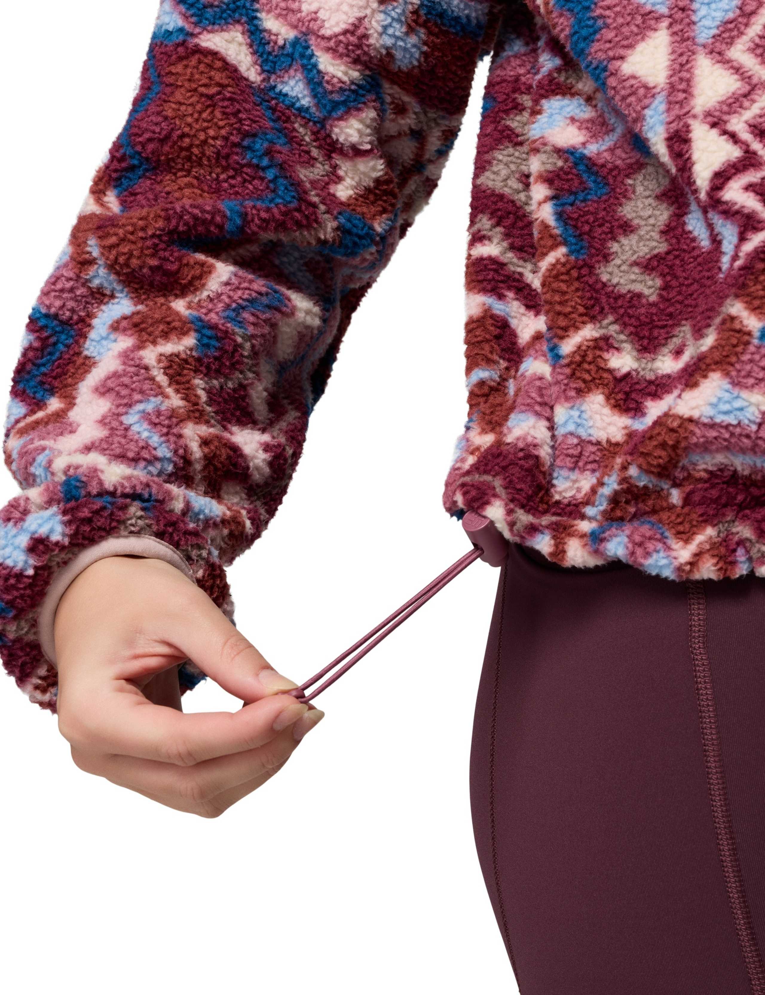 Helvetia II Printed Cropped Fleece Jacket 6 of 6